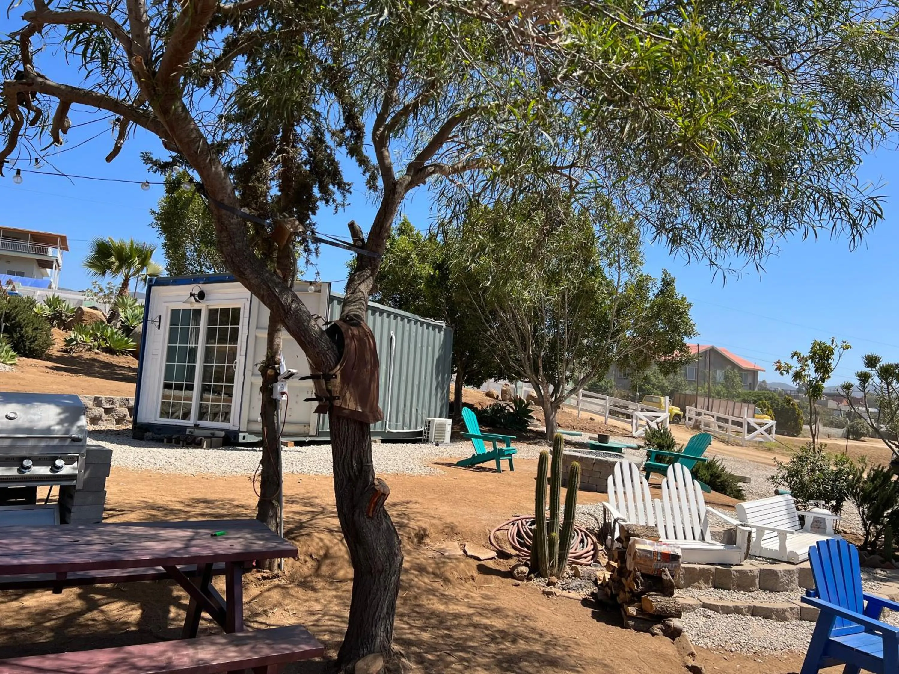 Patio in Ecovino Valle de Guadalupe
