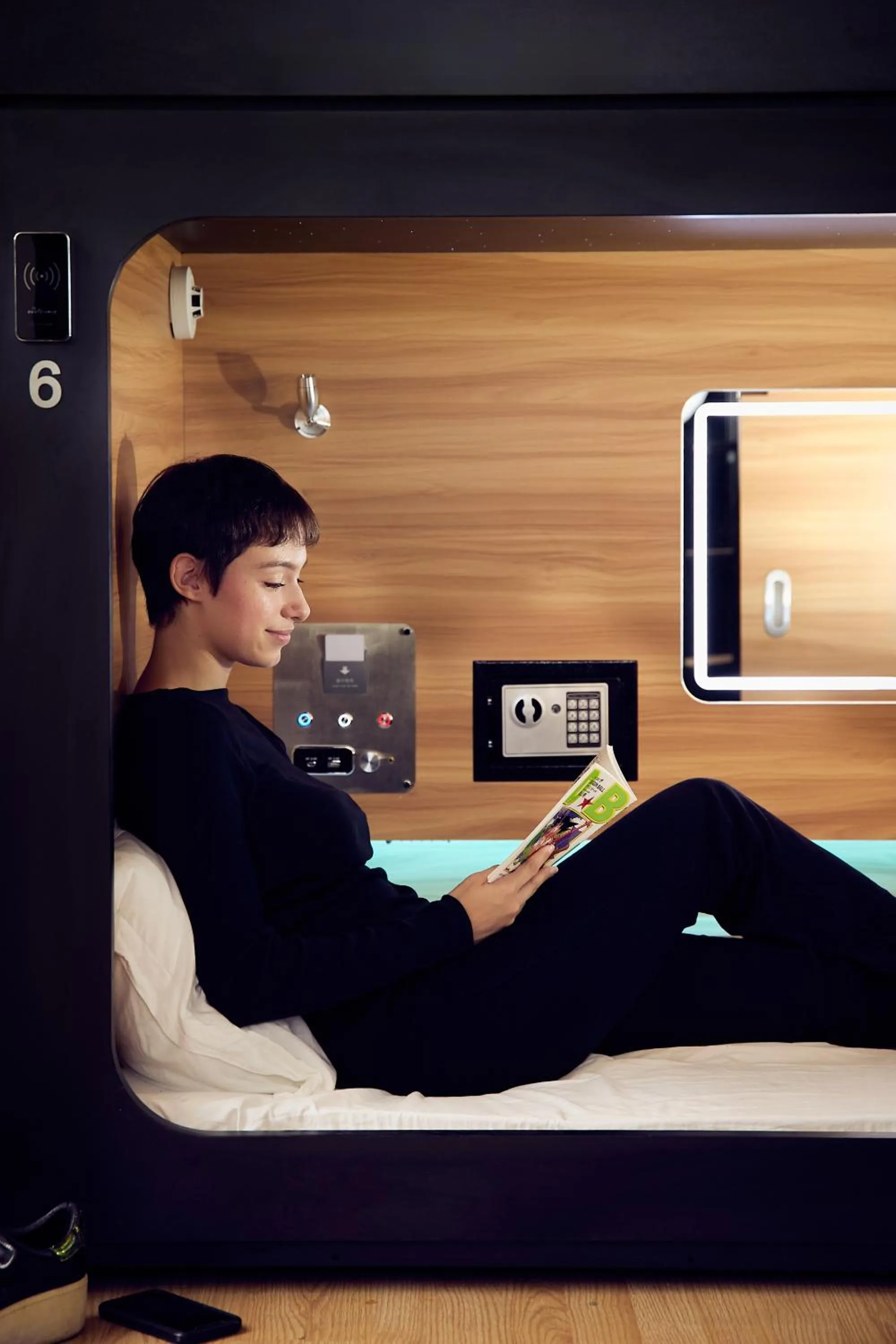 Bed in Pod Hotel