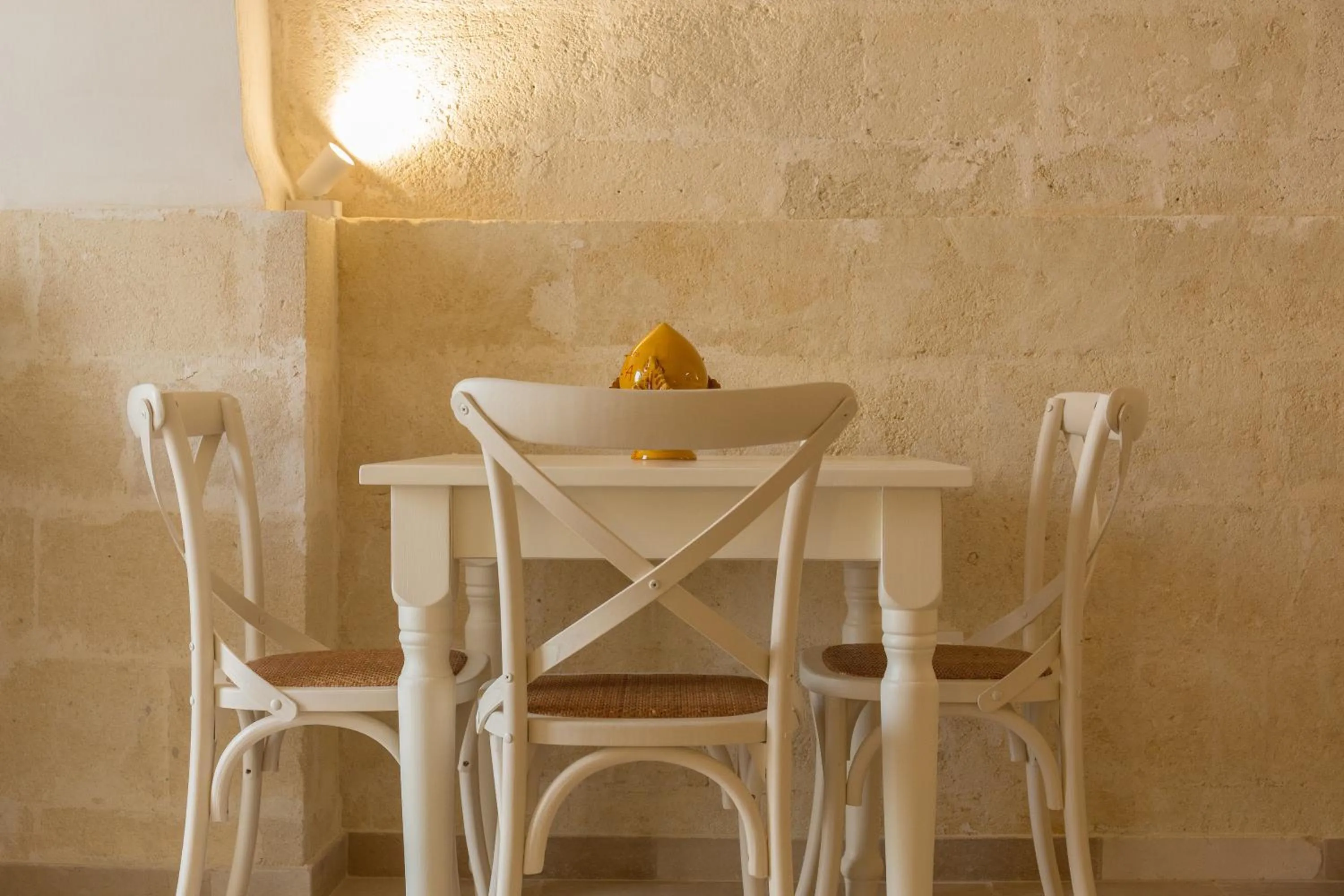 Dining area in Masseria Ella