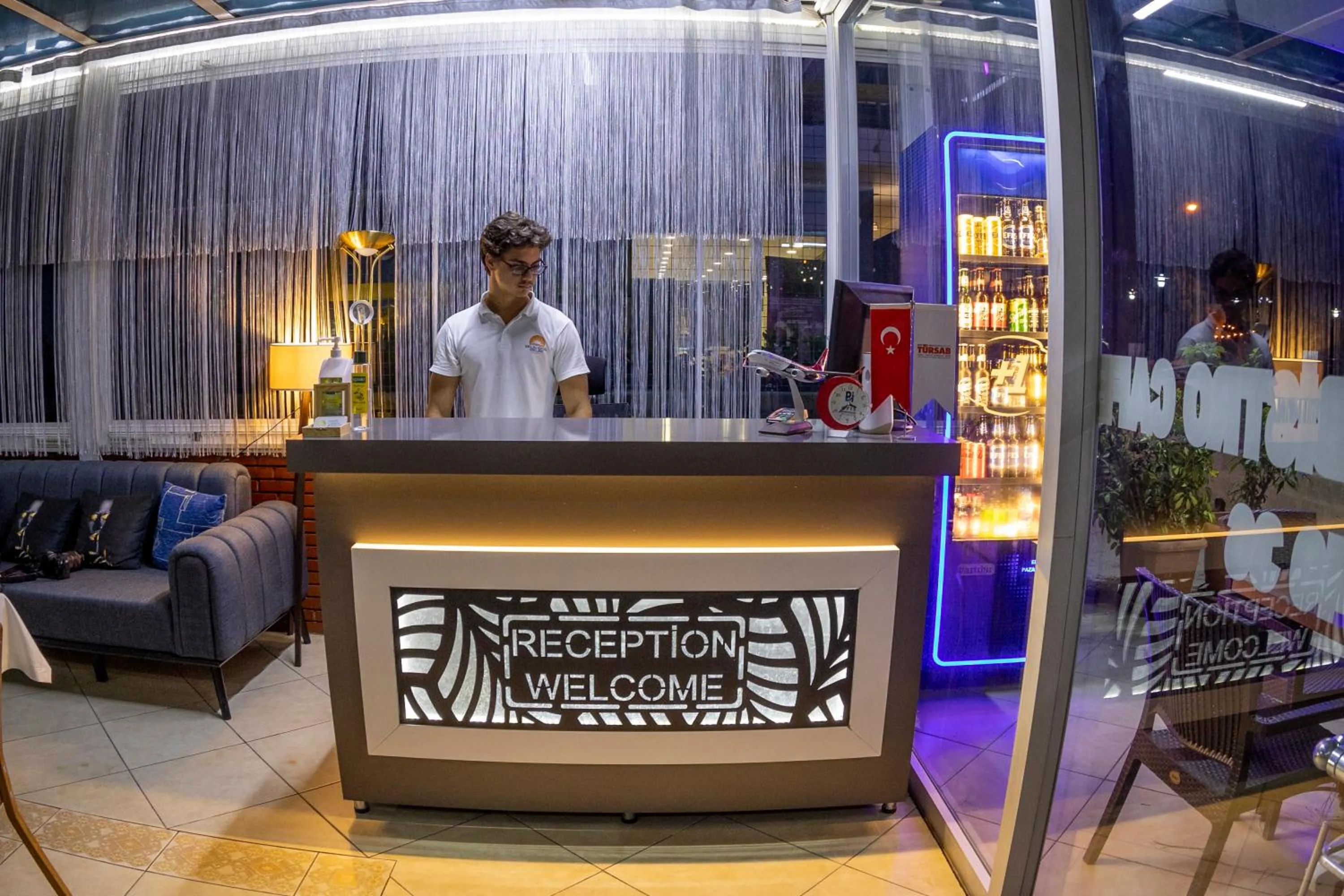 Lobby or reception in Selin Otel Belek