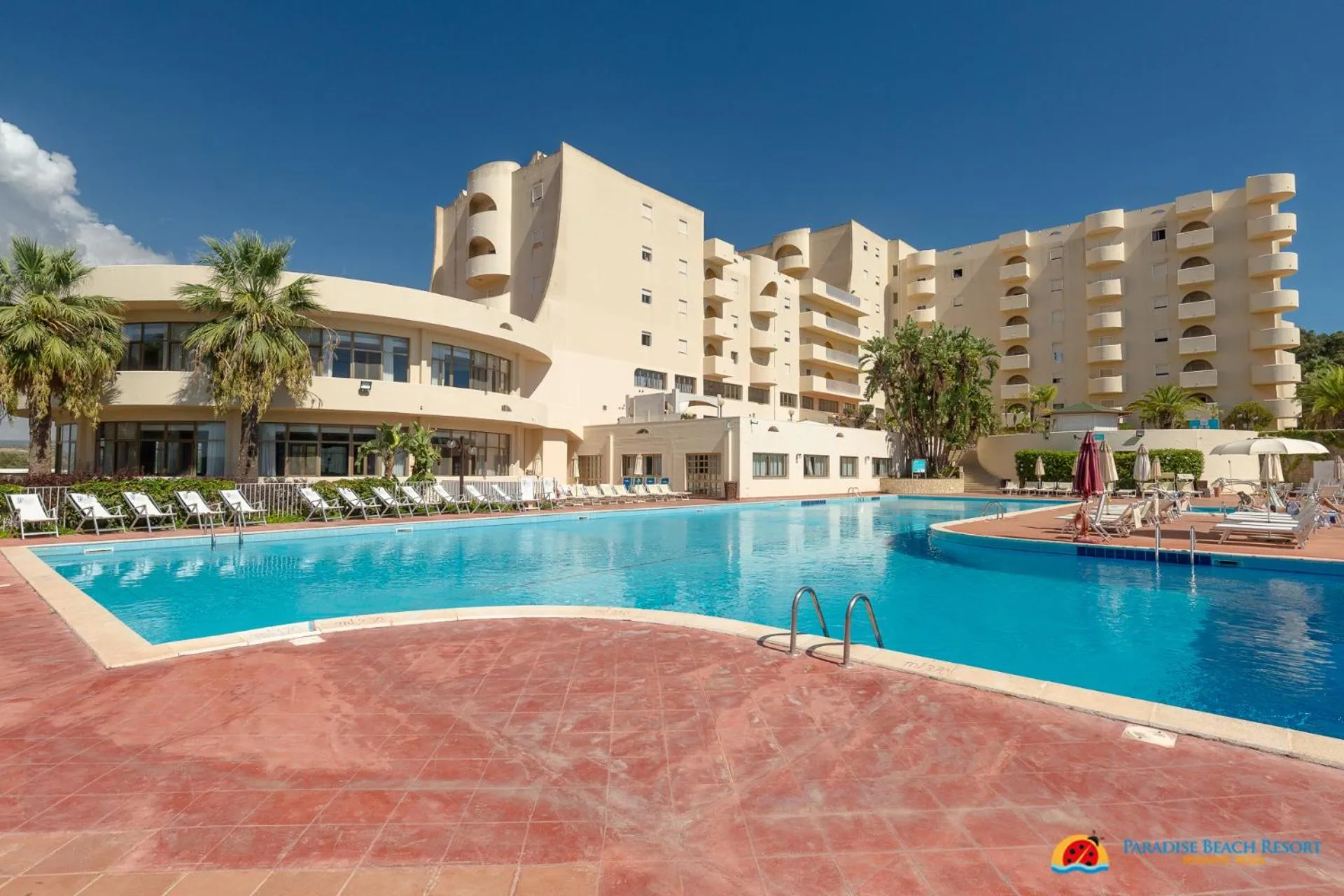 Pool view in Paradise Beach Resort Selinunte