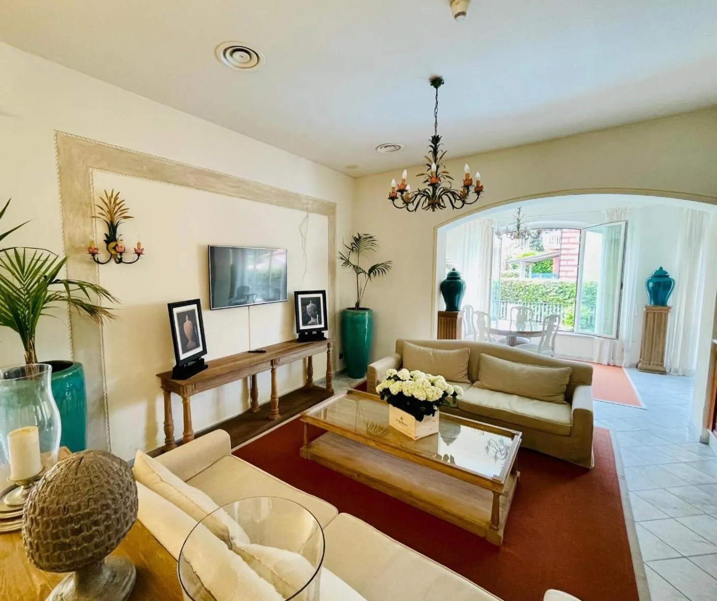 Lobby or reception in Hotel La Pigna