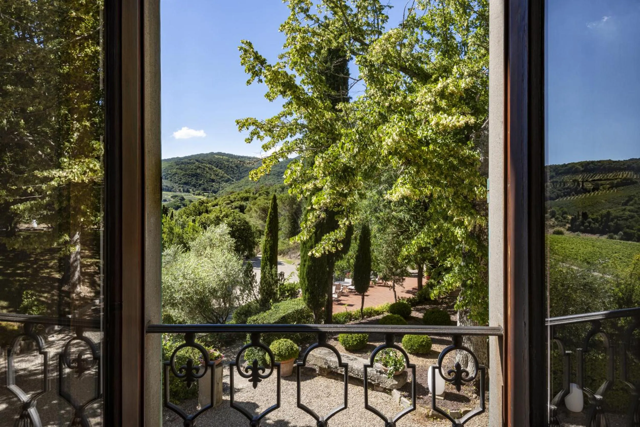 Garden view in Palagina la dimora