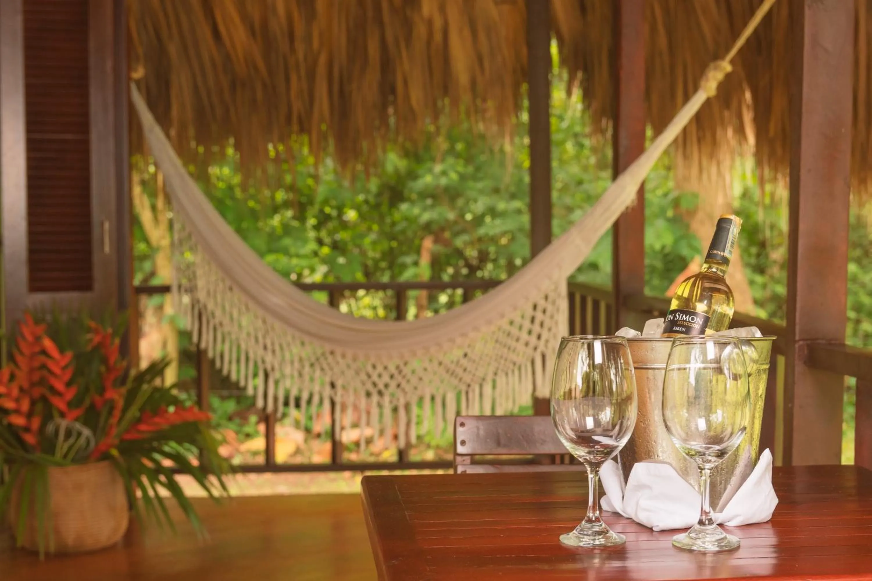 Seating area in Cabañas Tequendama - Parque Tayrona