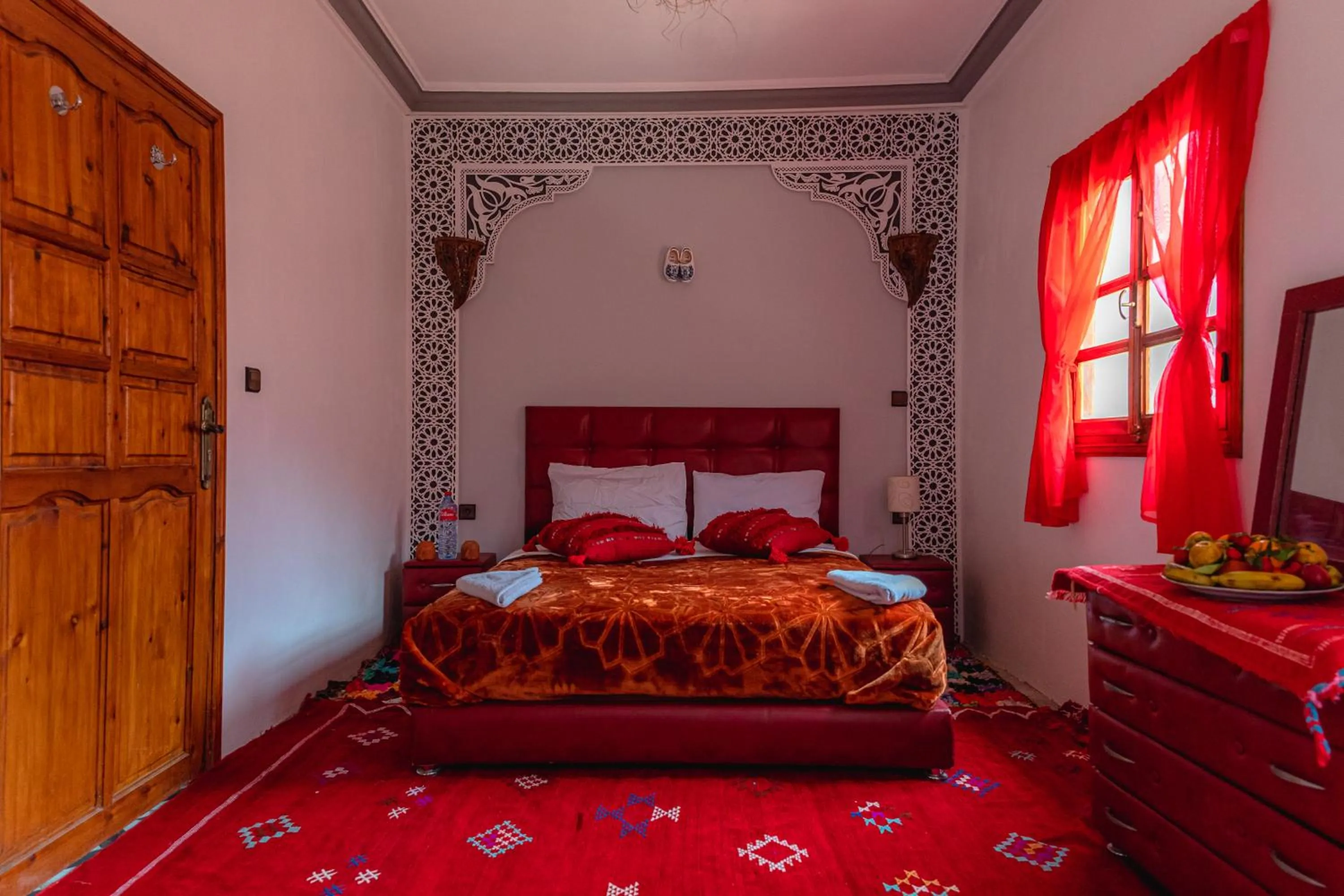 Bed in Amazigh Family Riad