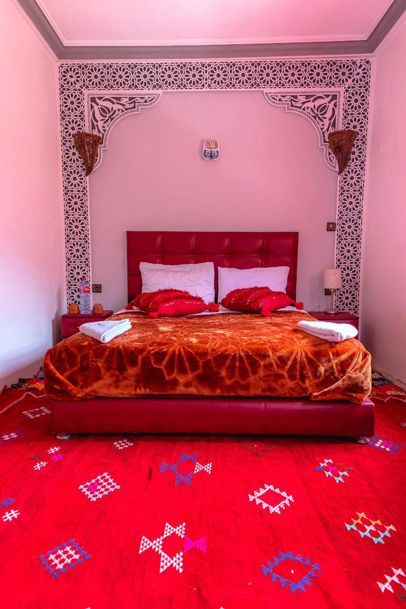 Bed in Amazigh Family Riad