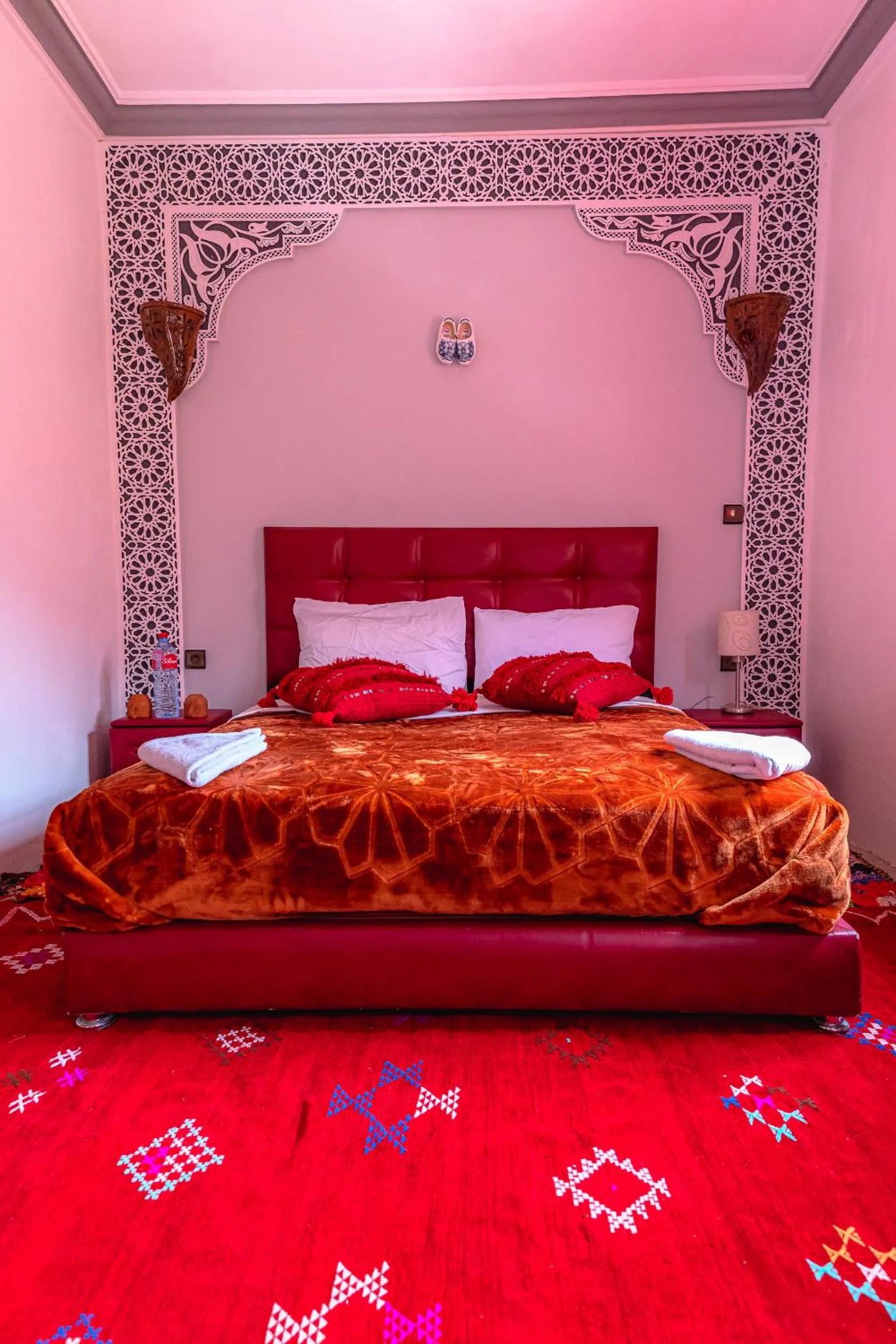 Bed in Amazigh Family Riad