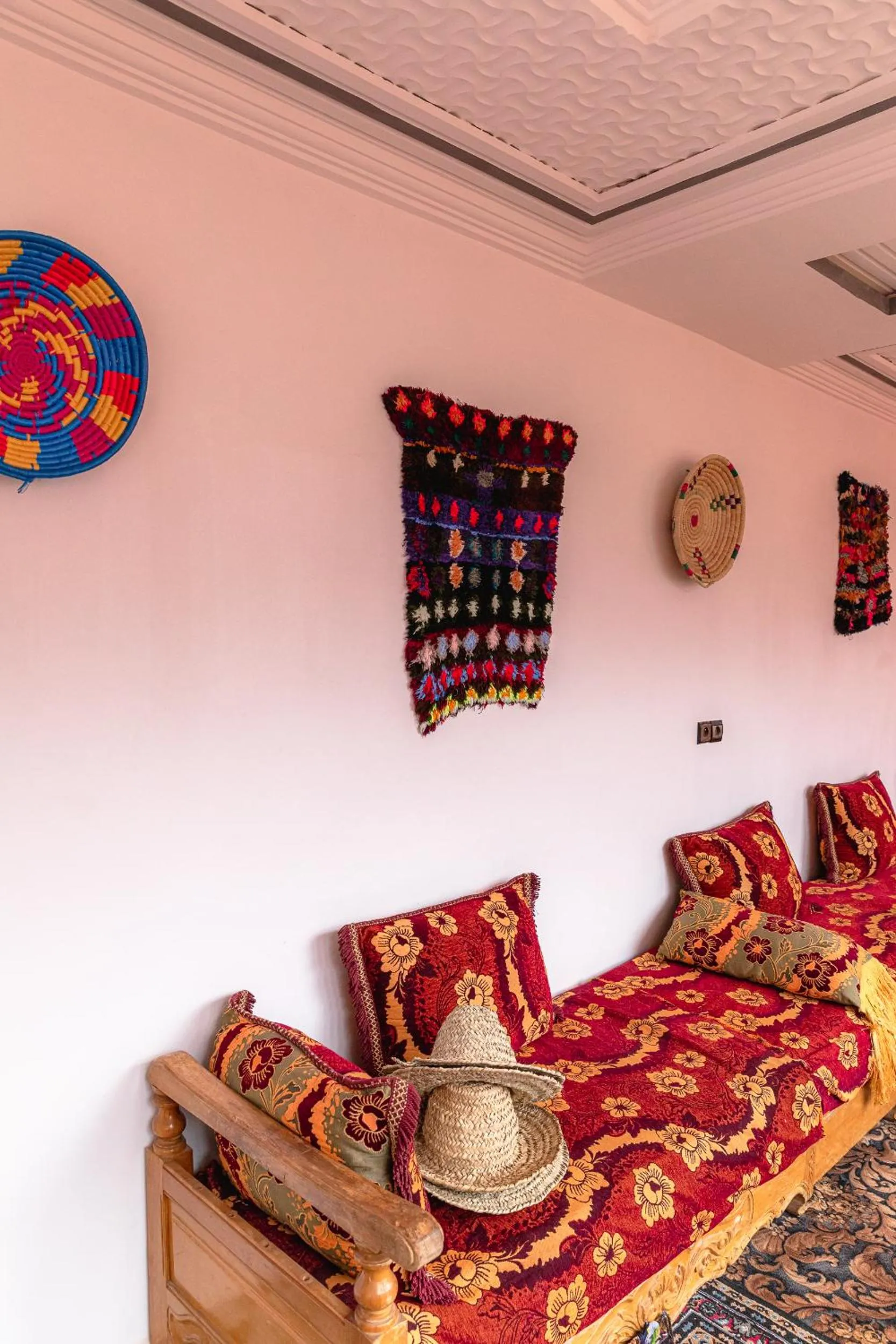 Bed in Amazigh Family Riad