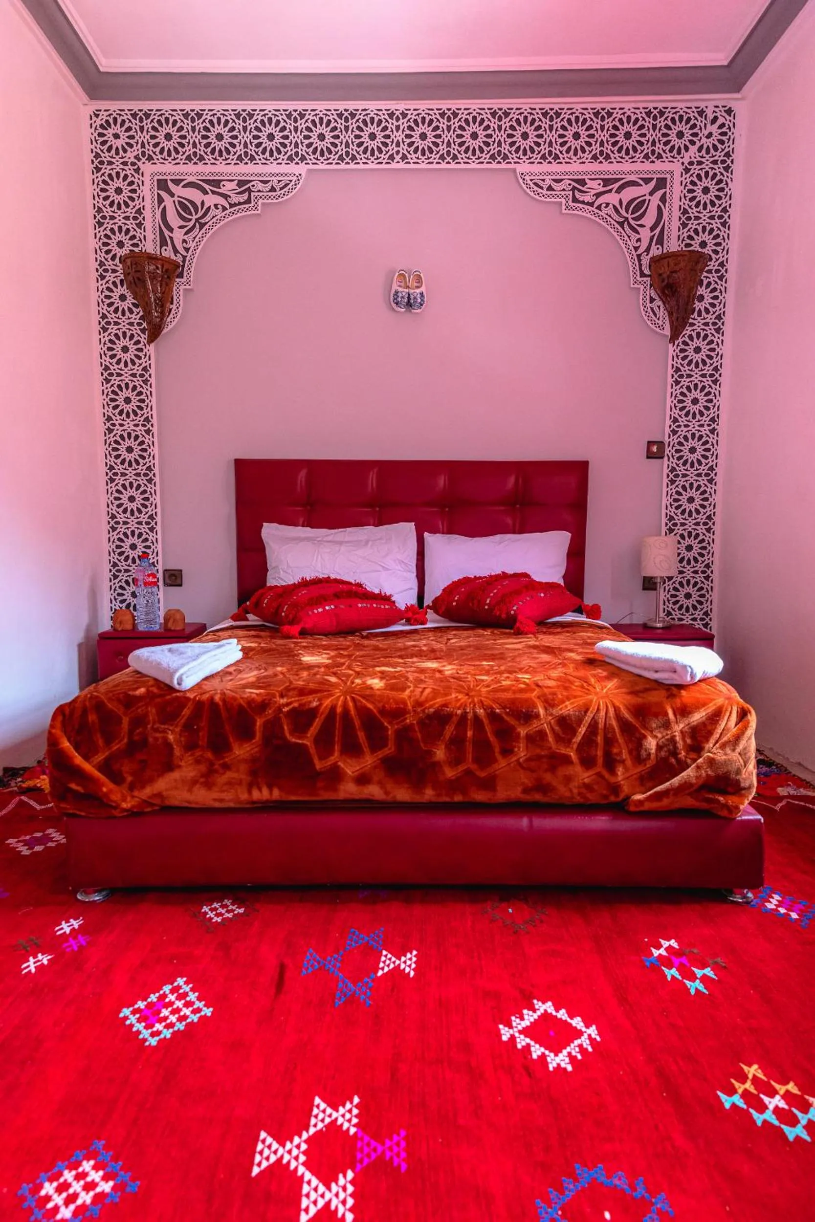 Bed in Amazigh Family Riad