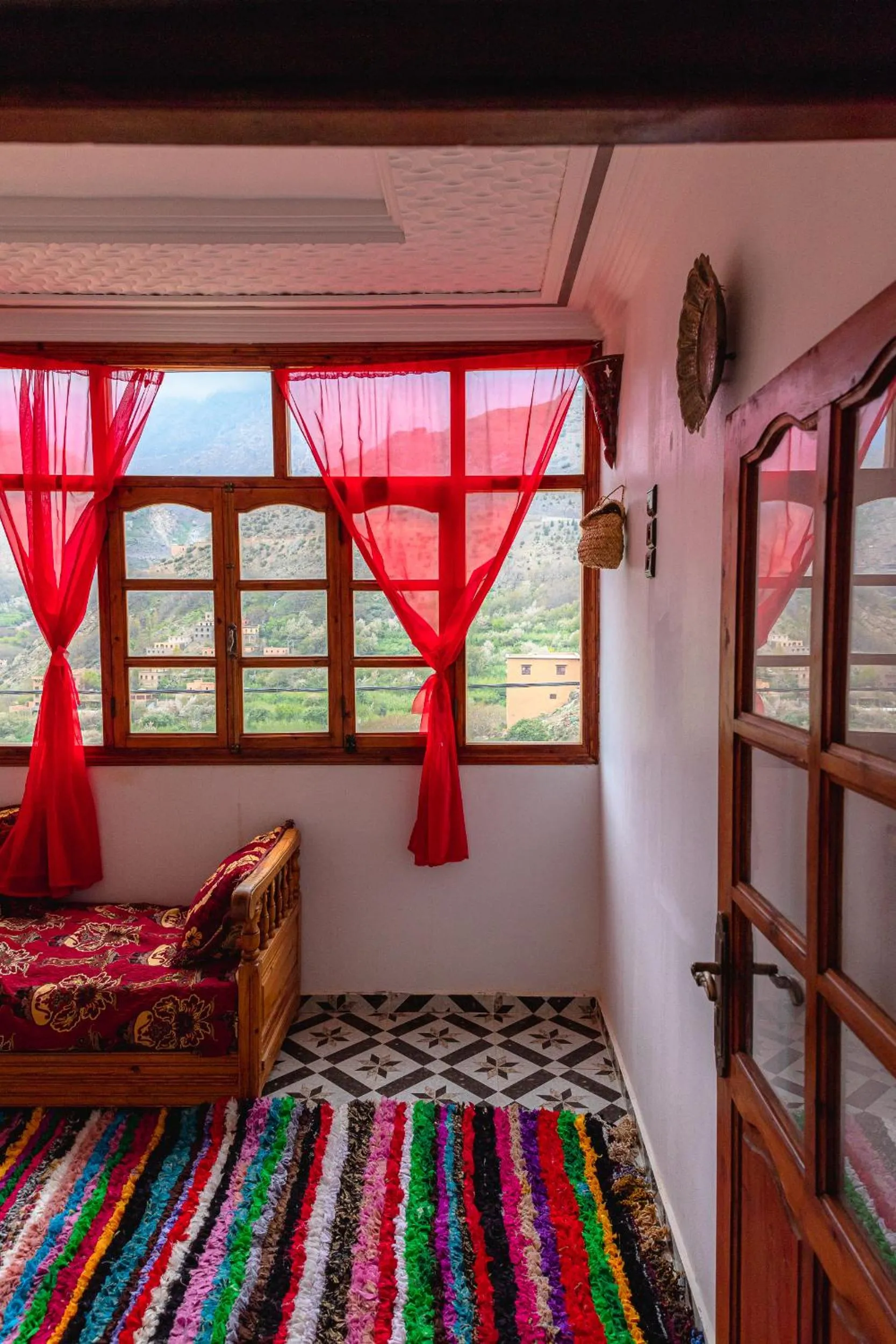 Living room, Bed in Amazigh Family Riad