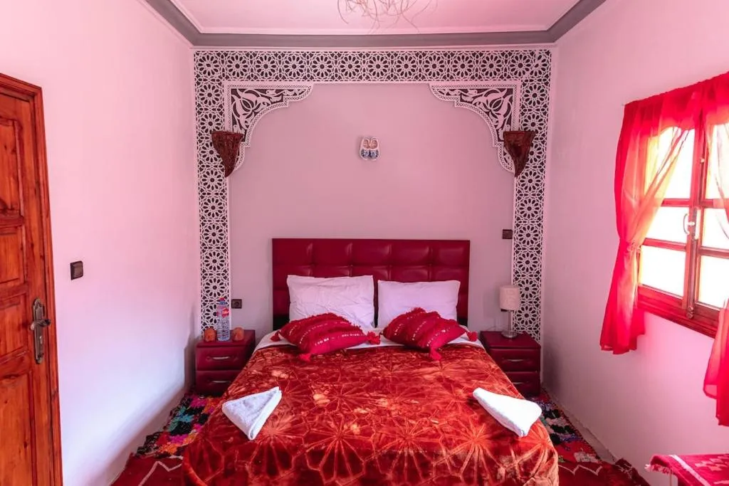 Bed in Amazigh Family Riad