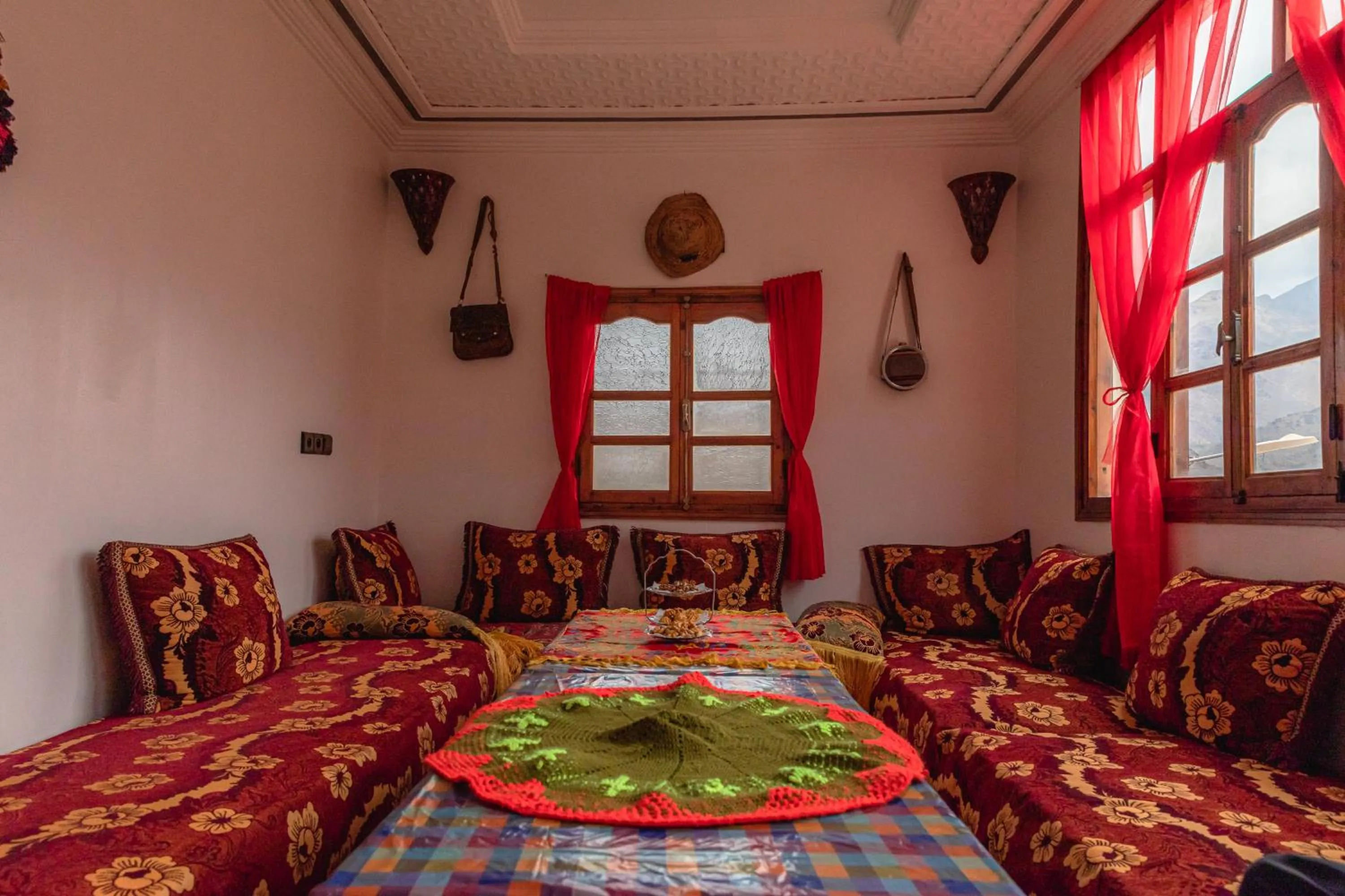 Bed in Amazigh Family Riad