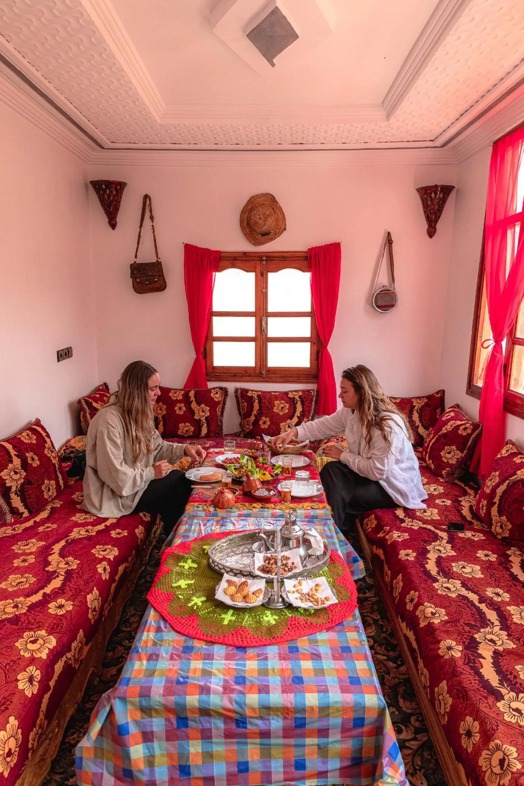 Bed in Amazigh Family Riad