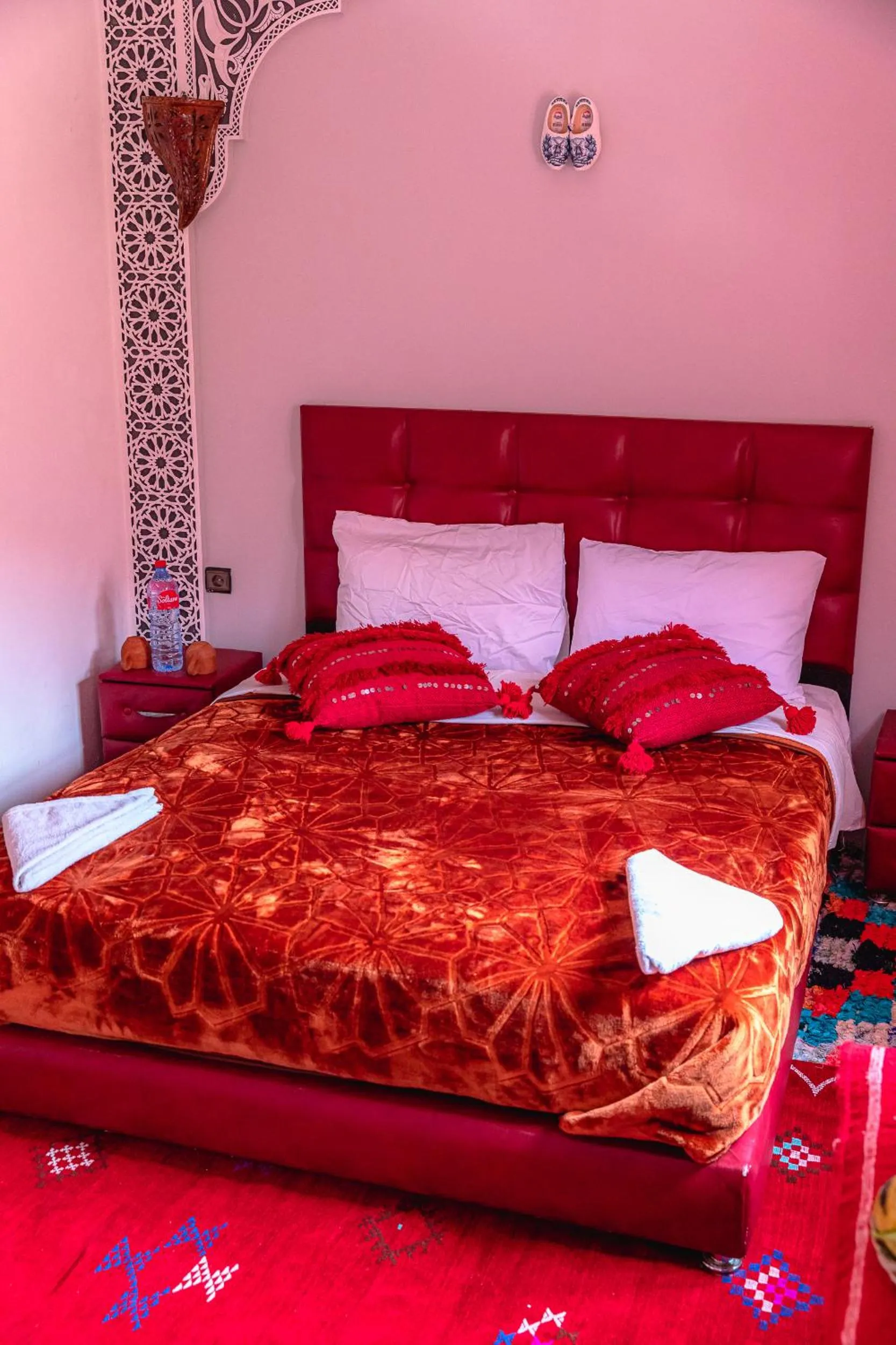 Bed in Amazigh Family Riad