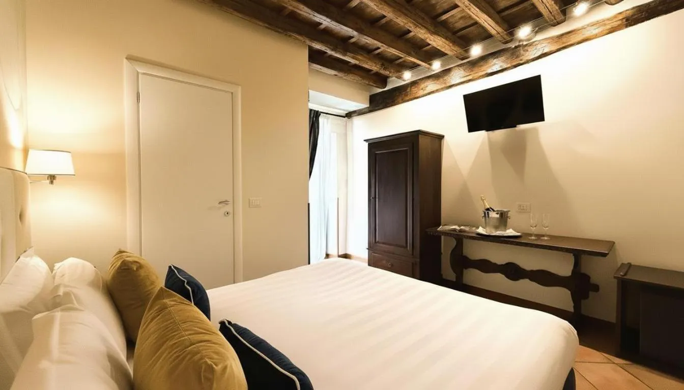 TV and multimedia, Bed in Le Clarisse Trastevere