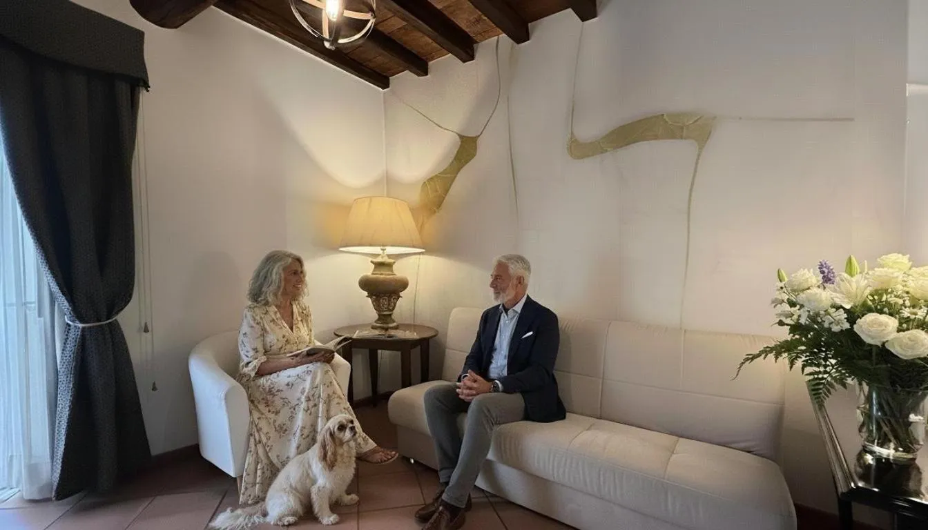 Living room in Le Clarisse Trastevere