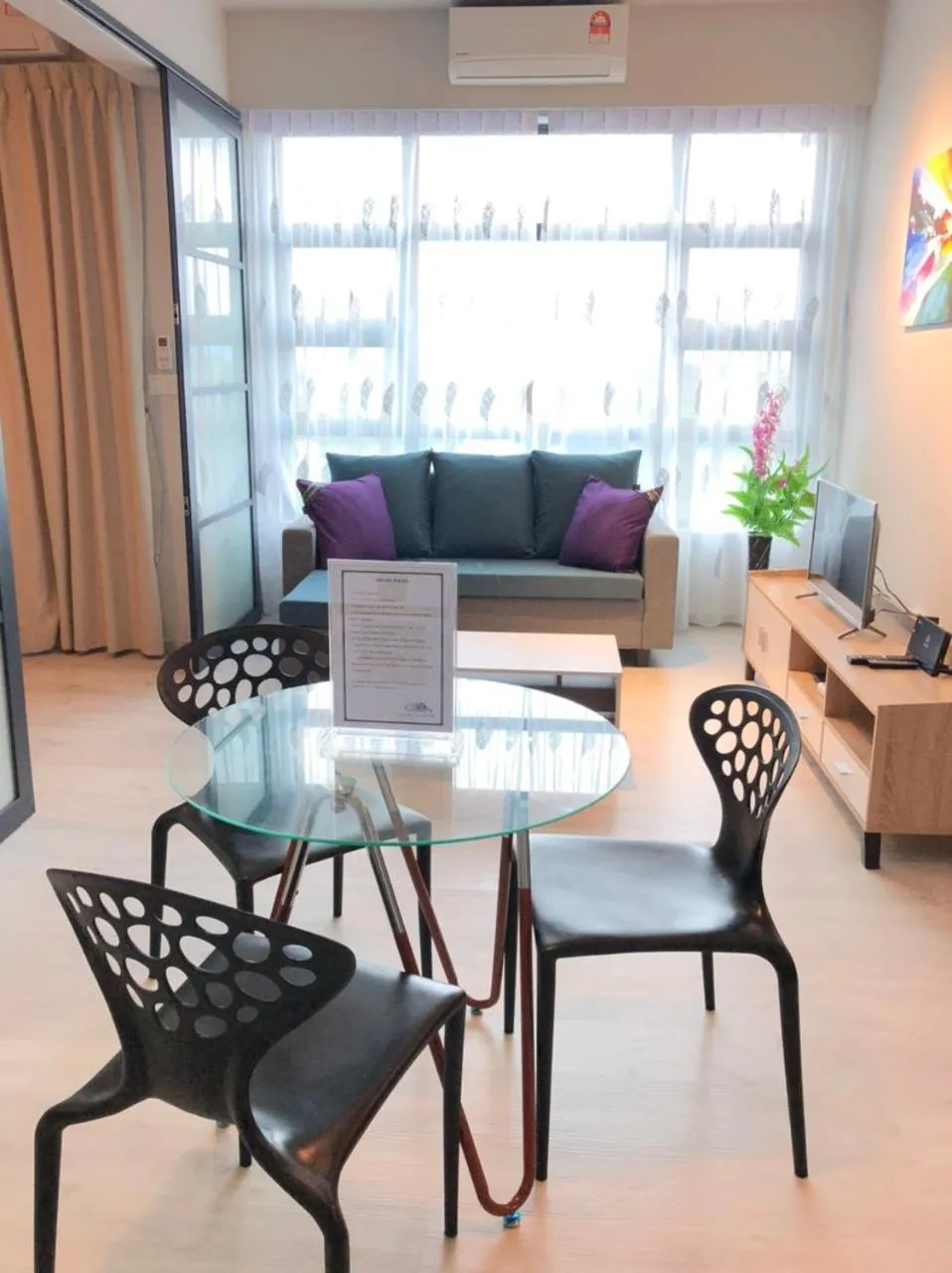 Living room in Alawa @ Jesselton Quay Kota Kinabalu