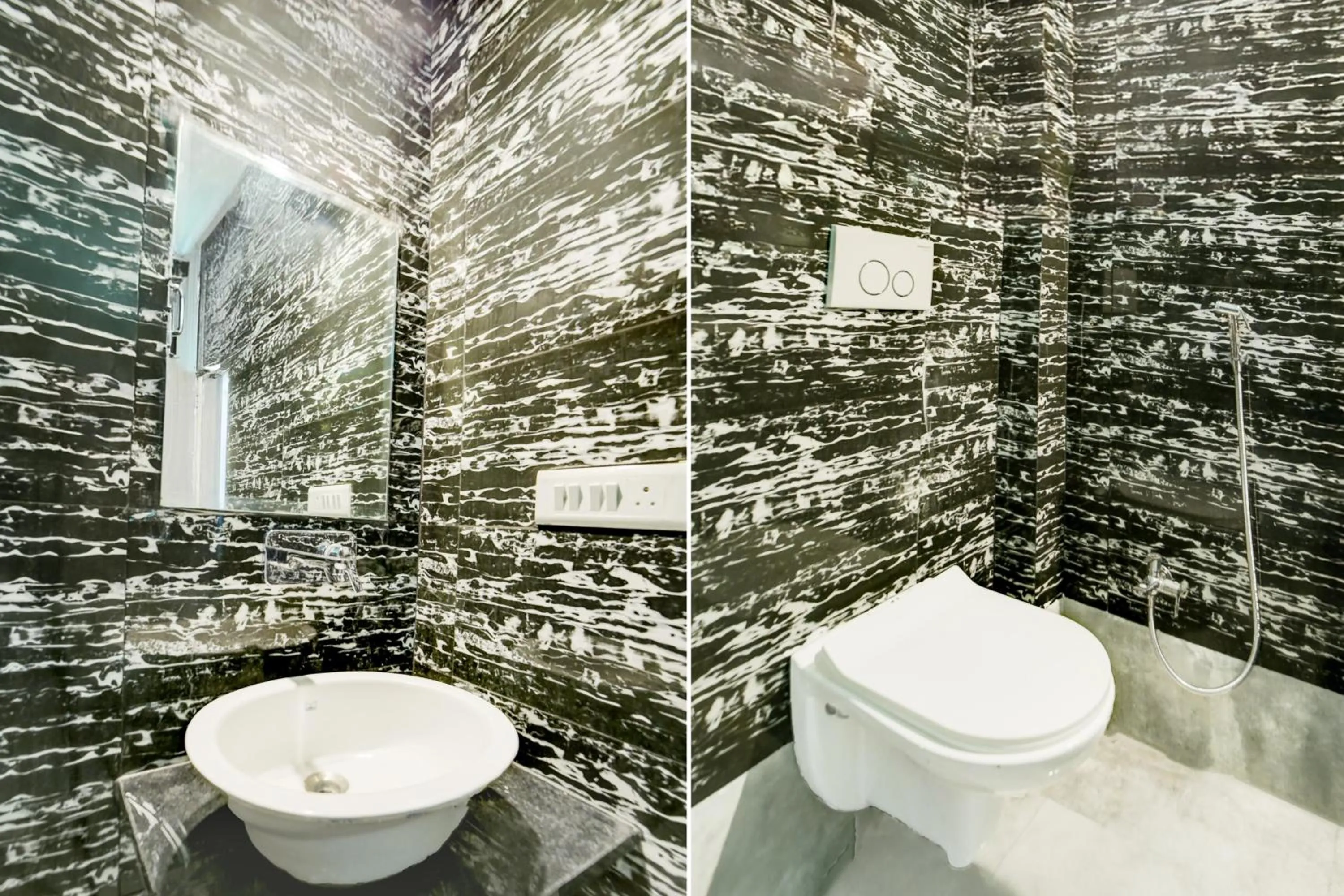 Bathroom in Collection O Shahpura Lakeview Formerly Hotel Royal Villa