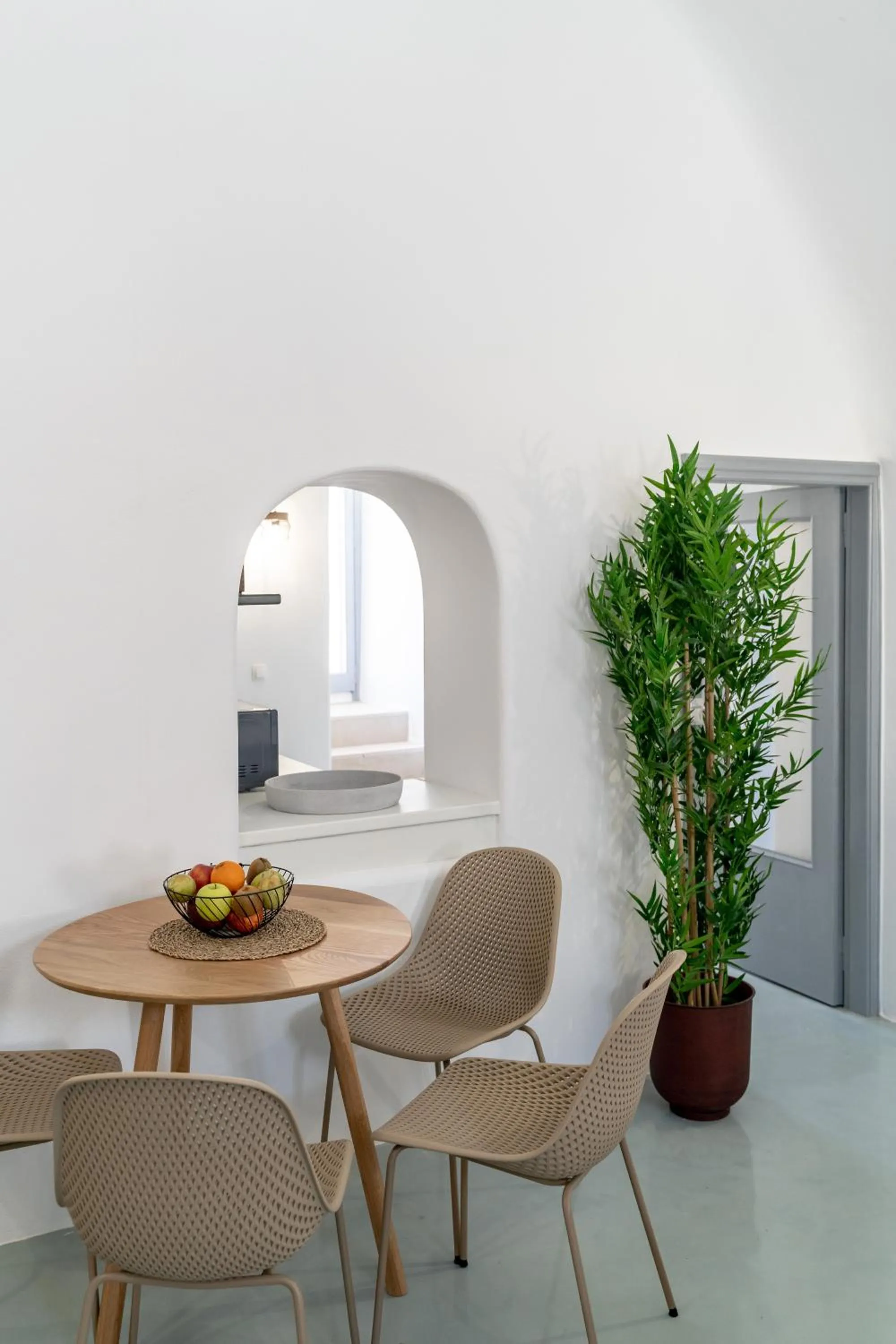 Dining area in Evanthia Best View Thirassia Island Hotel