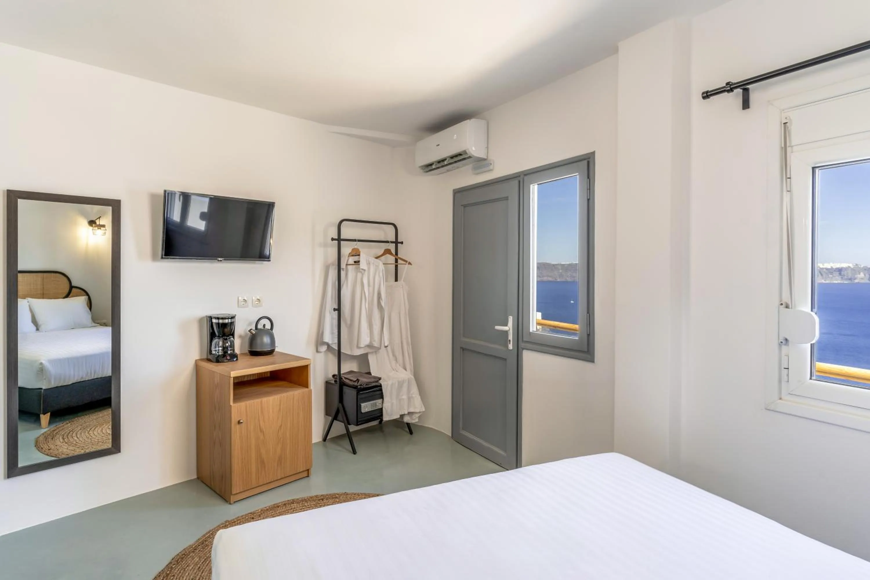 Bedroom, Bed in Evanthia Best View Thirassia Island Hotel