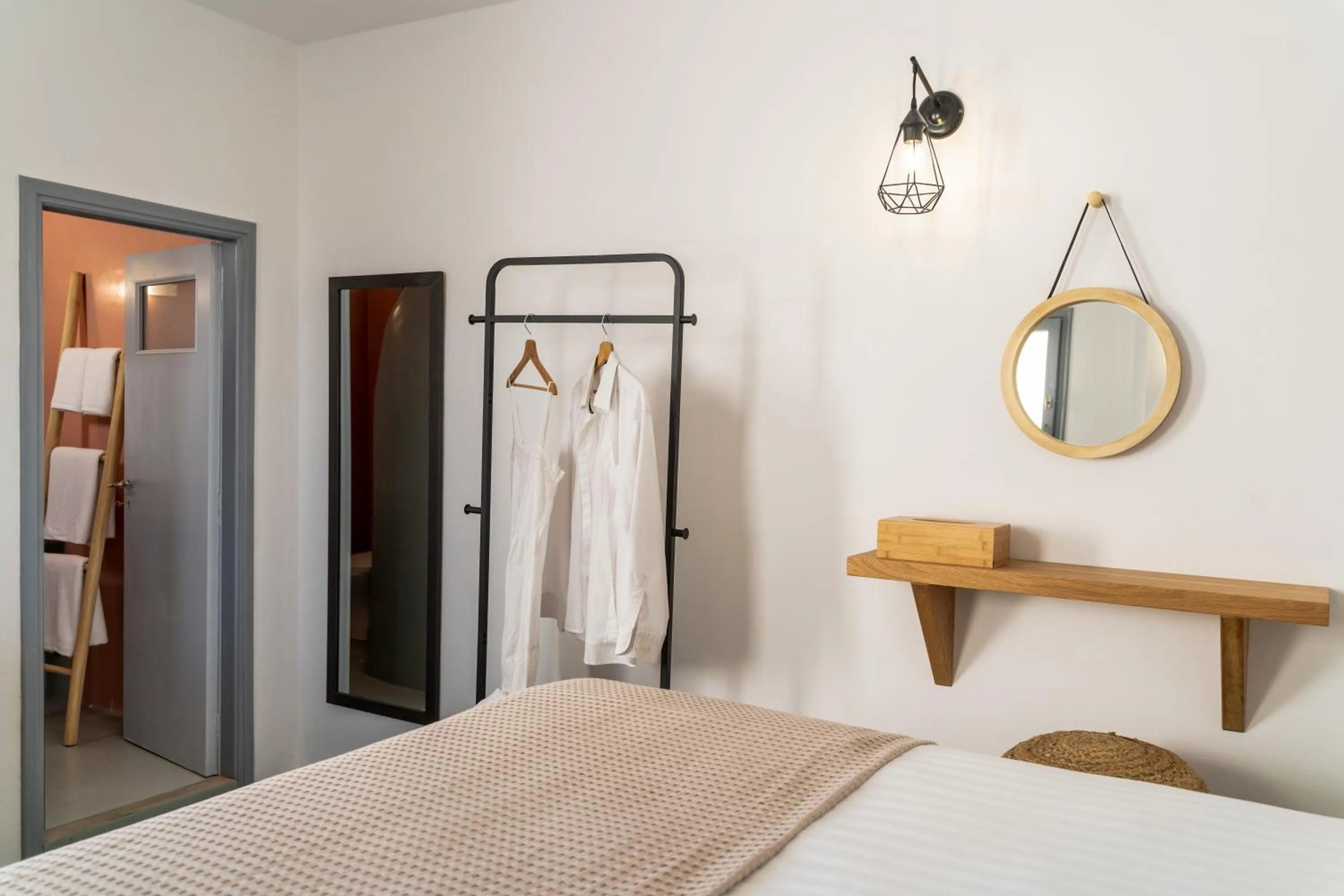 Bedroom, Bed in Evanthia Best View Thirassia Island Hotel