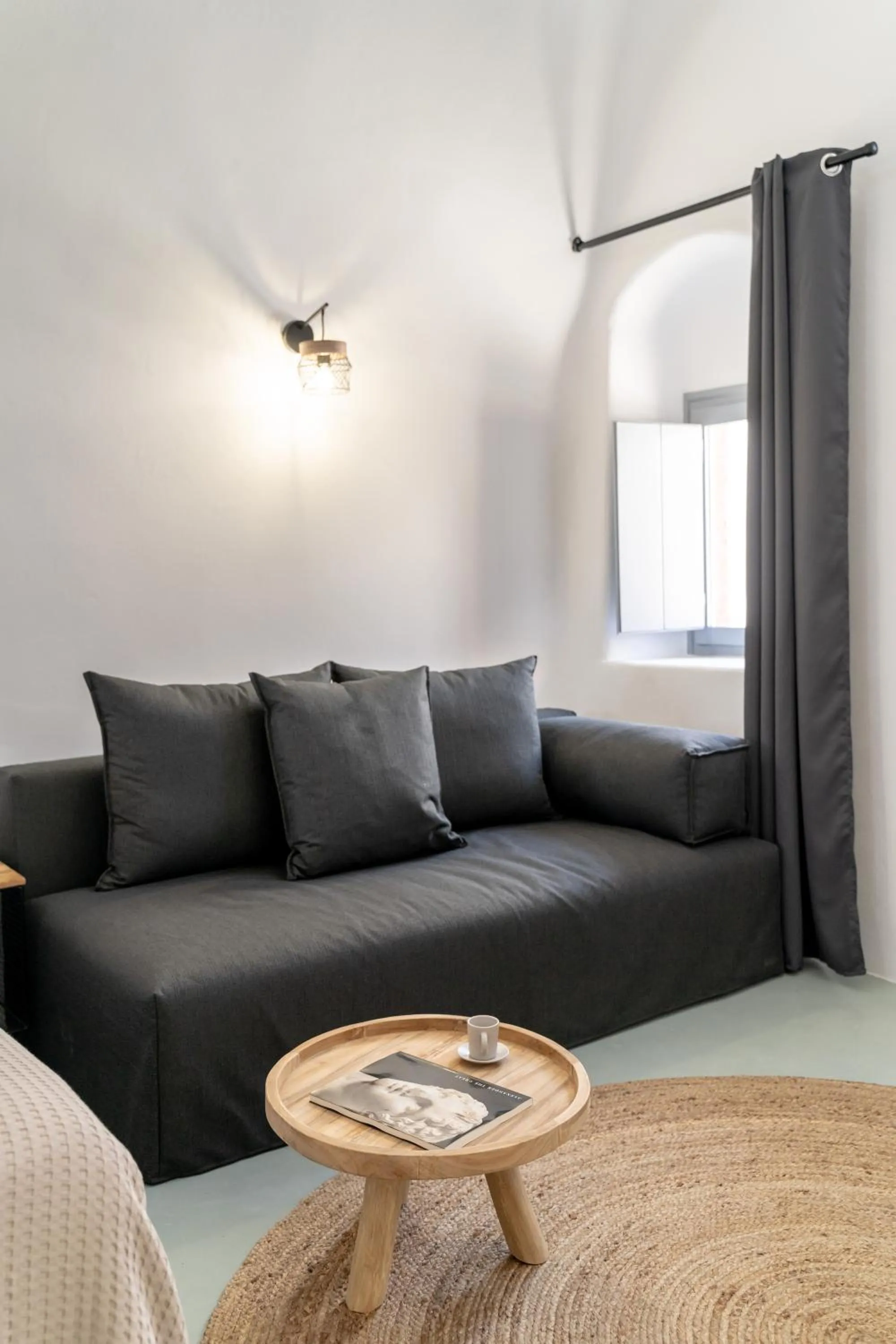 Seating area in Evanthia Best View Thirassia Island Hotel