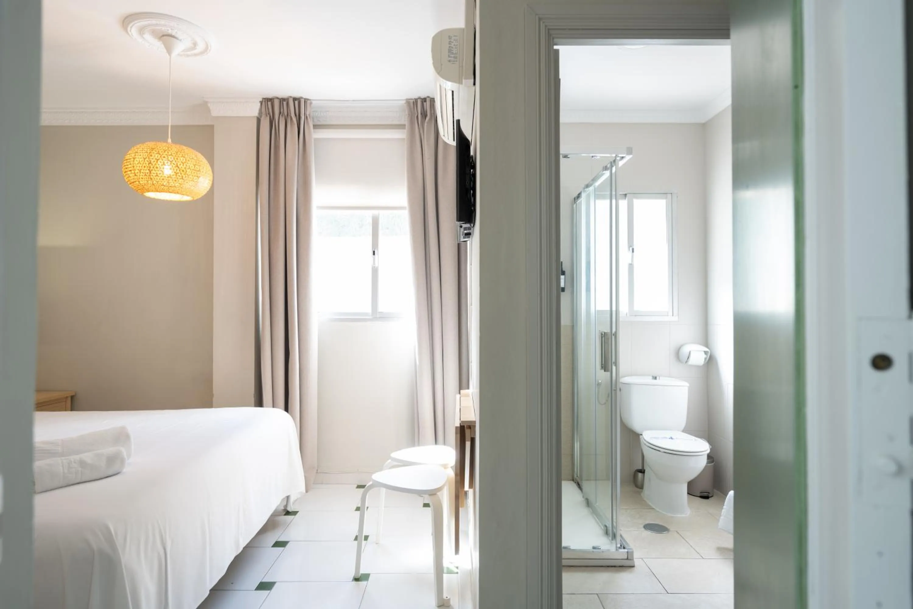 Bed in La Posada Hospedería