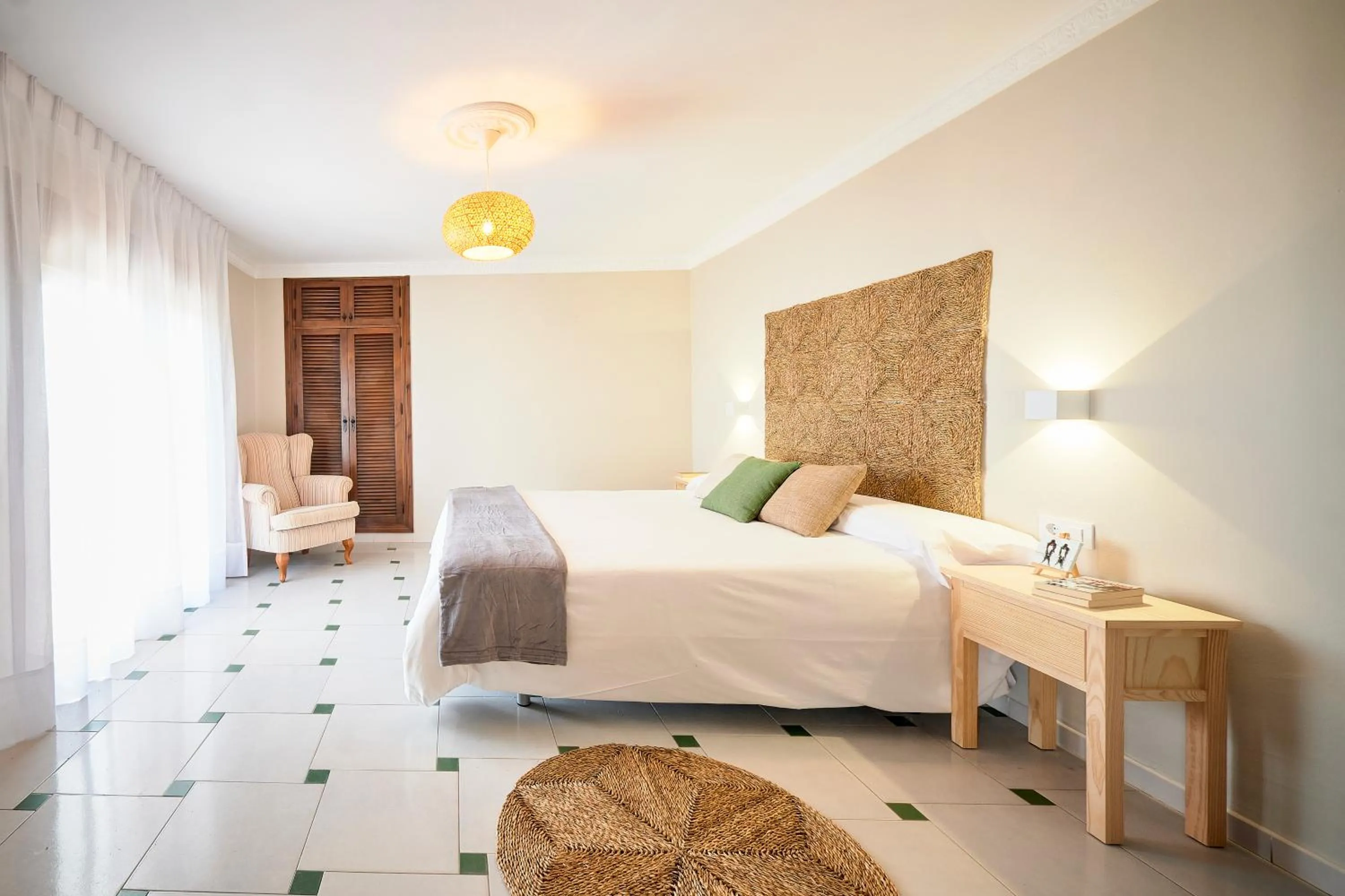 Bed in La Posada Hospedería