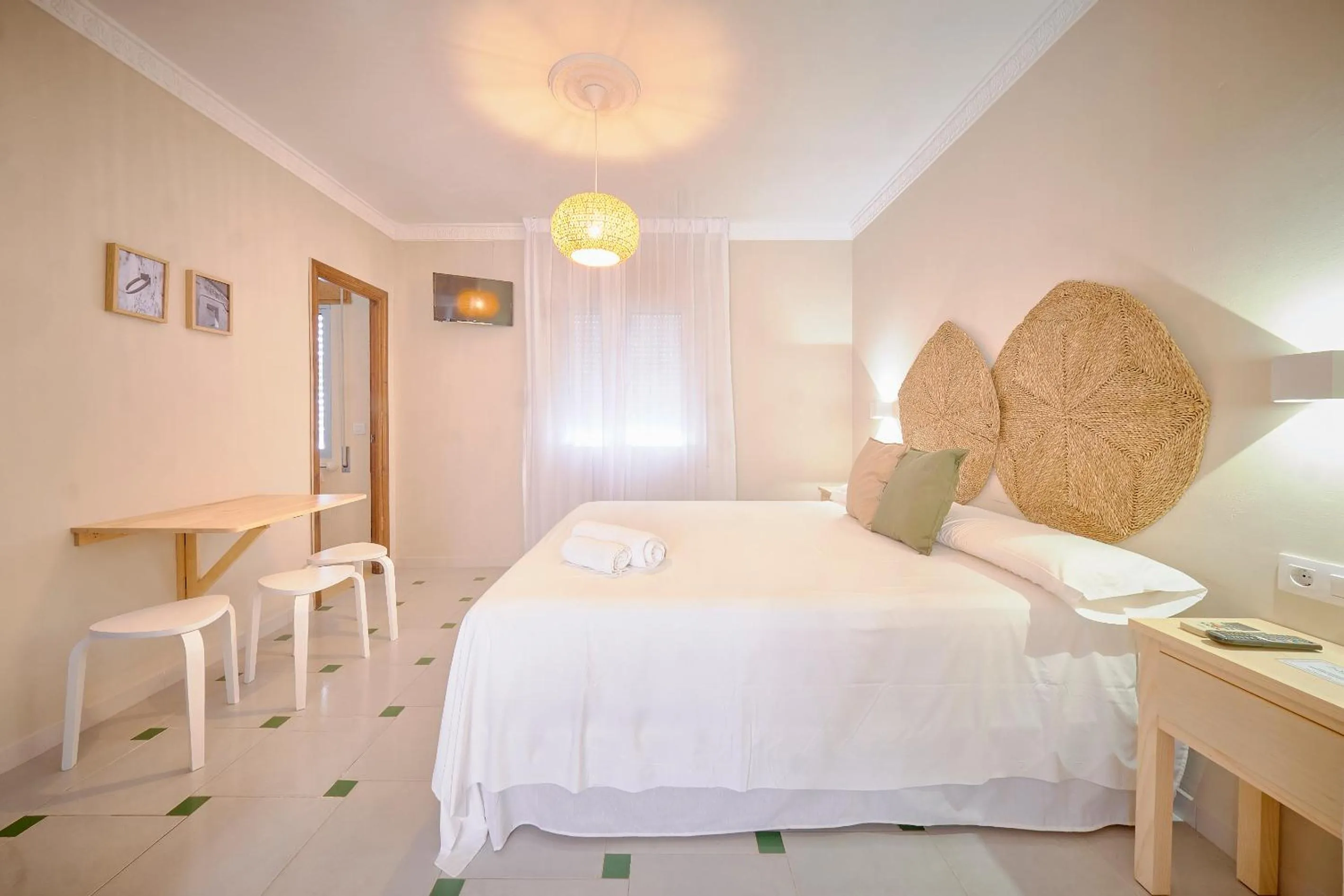 Bed in La Posada Hospedería