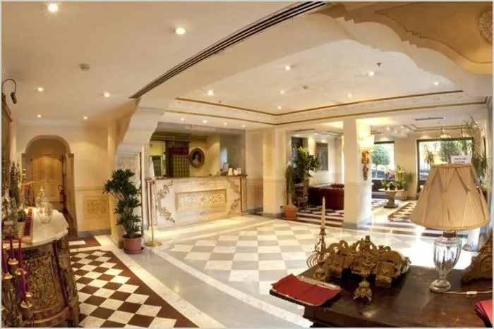 Lobby or reception in Hotel Villa San Pio
