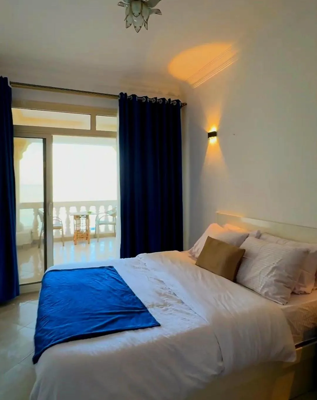 Bed in Lucky palace Dahab