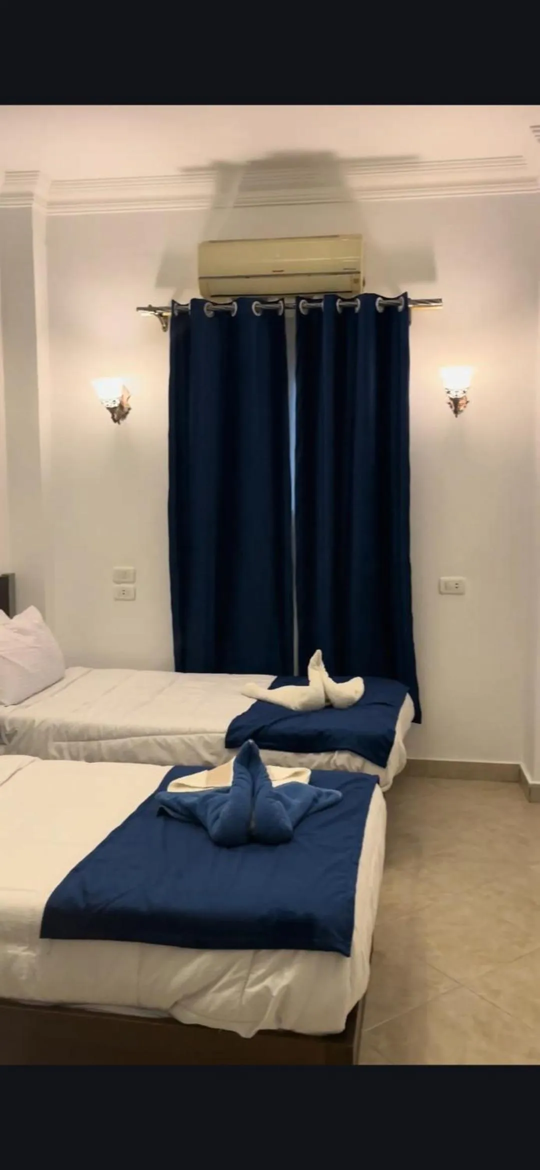 Bed in Lucky palace Dahab