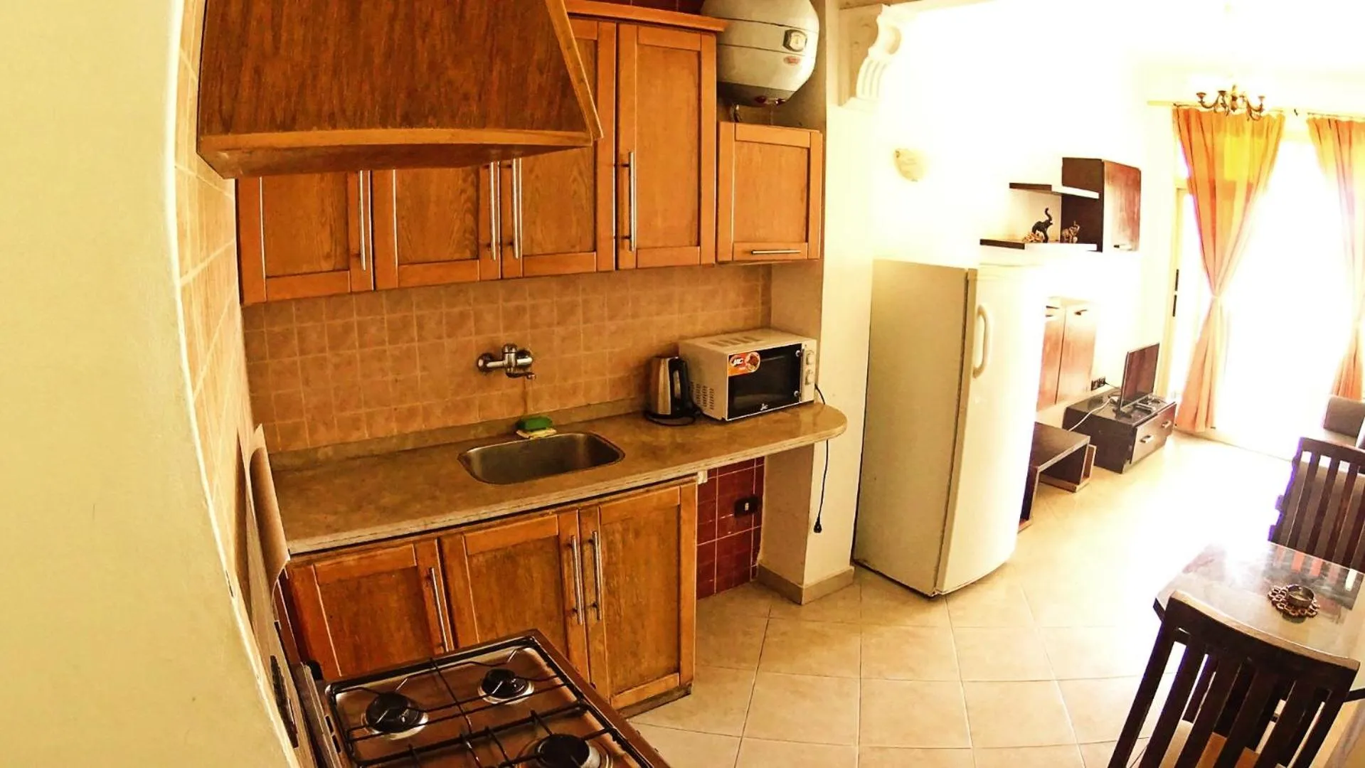 Kitchen or kitchenette in Lucky palace Dahab