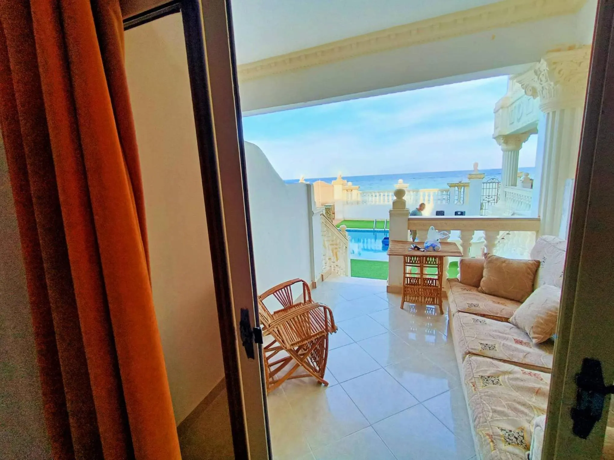 Balcony/Terrace in Lucky palace Dahab