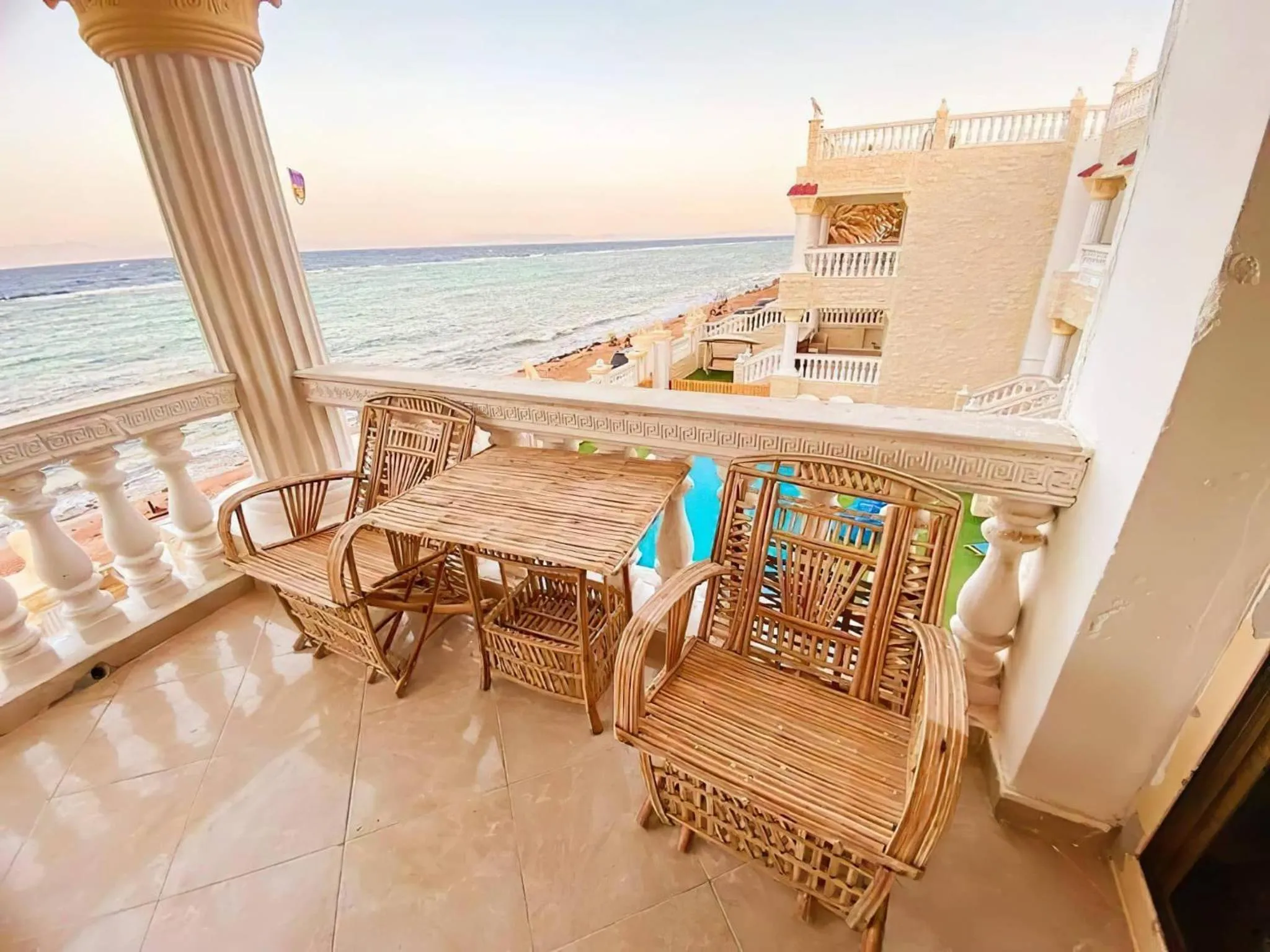 Balcony/Terrace in Lucky palace Dahab