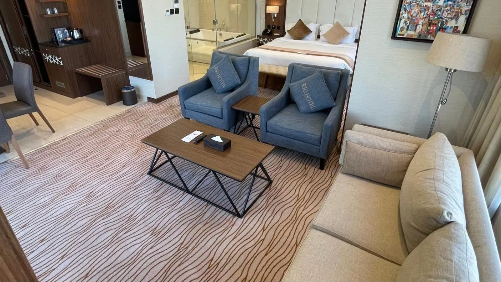 Bed in Rio Hotel Olaya