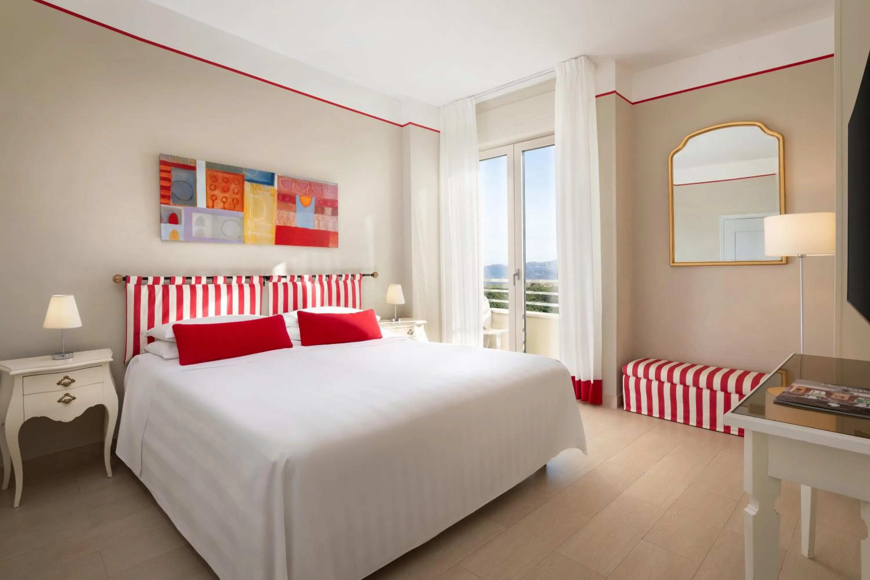 Bed in Hotel Sina Astor