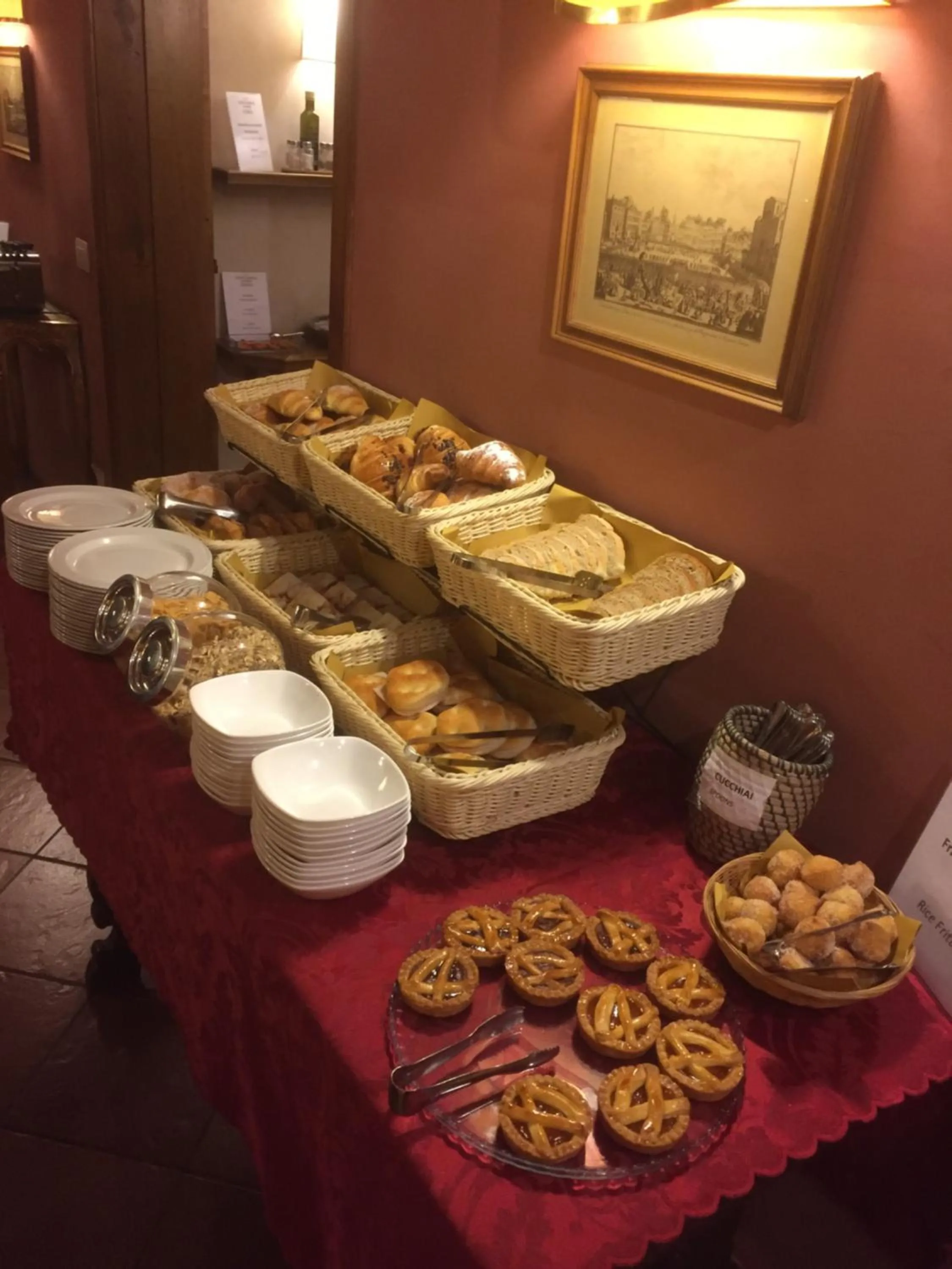 Buffet breakfast in Hotel Mario's