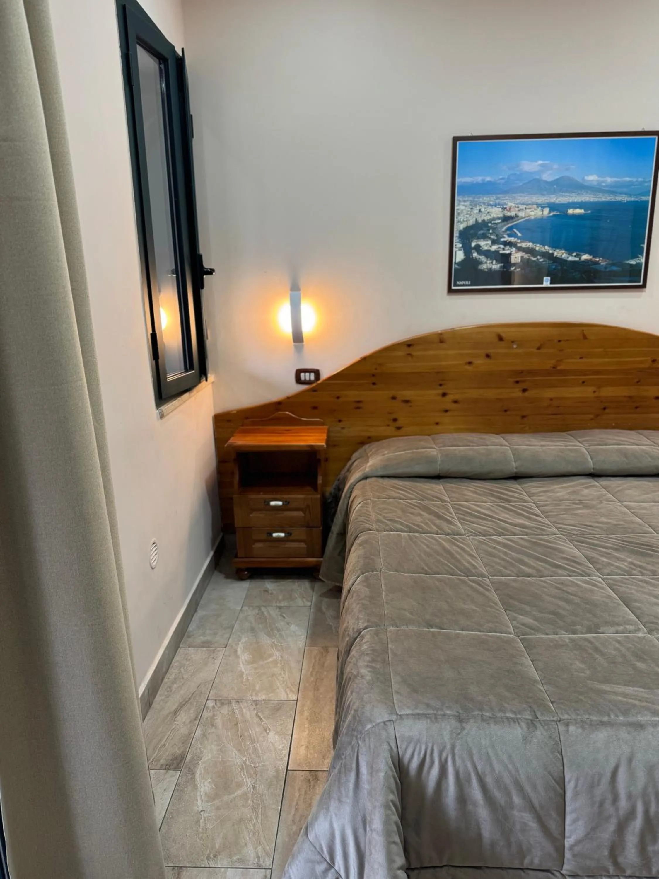 Bedroom, Bed in Hotel Federico II