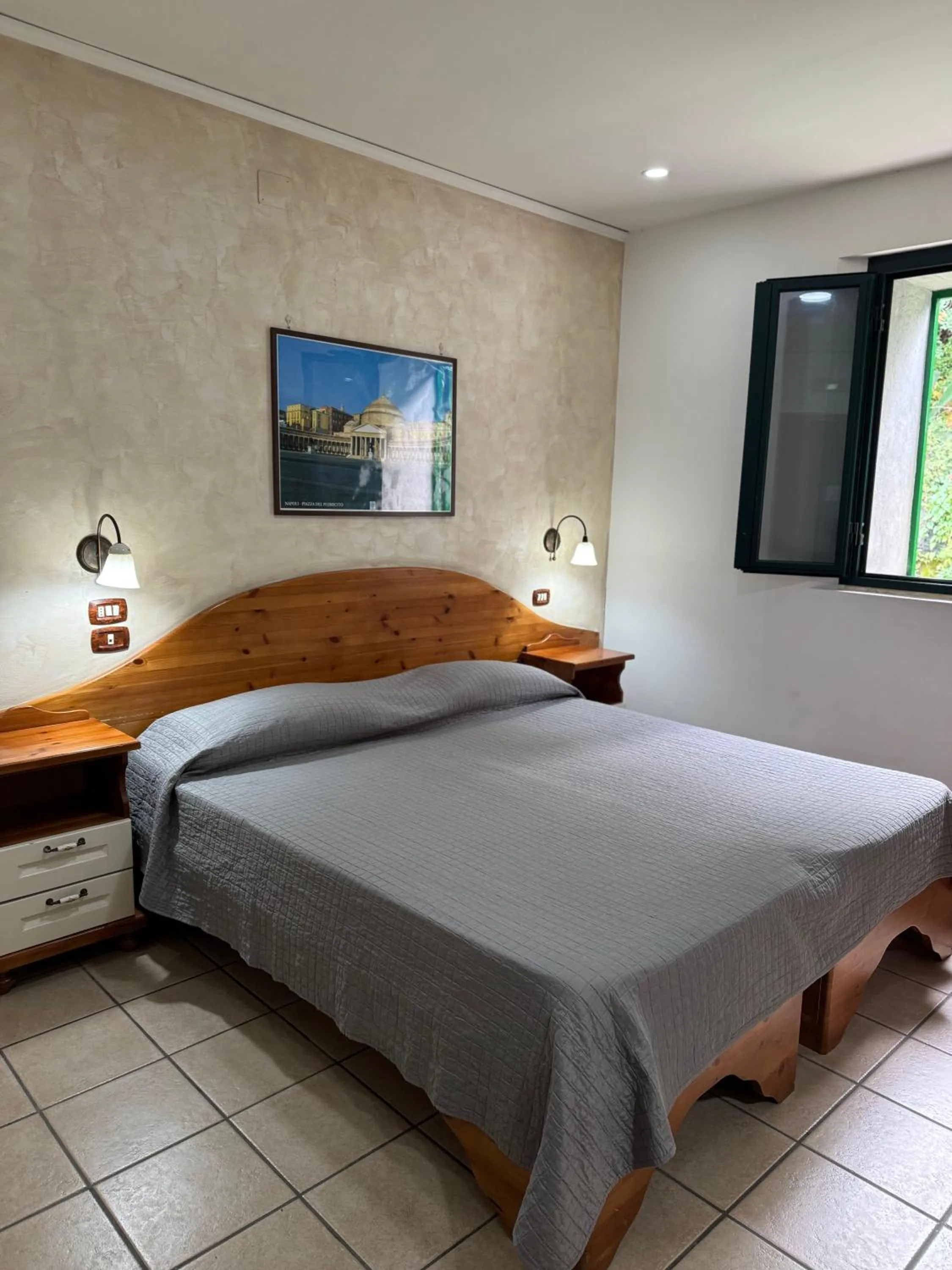 Bedroom, Bed in Hotel Federico II