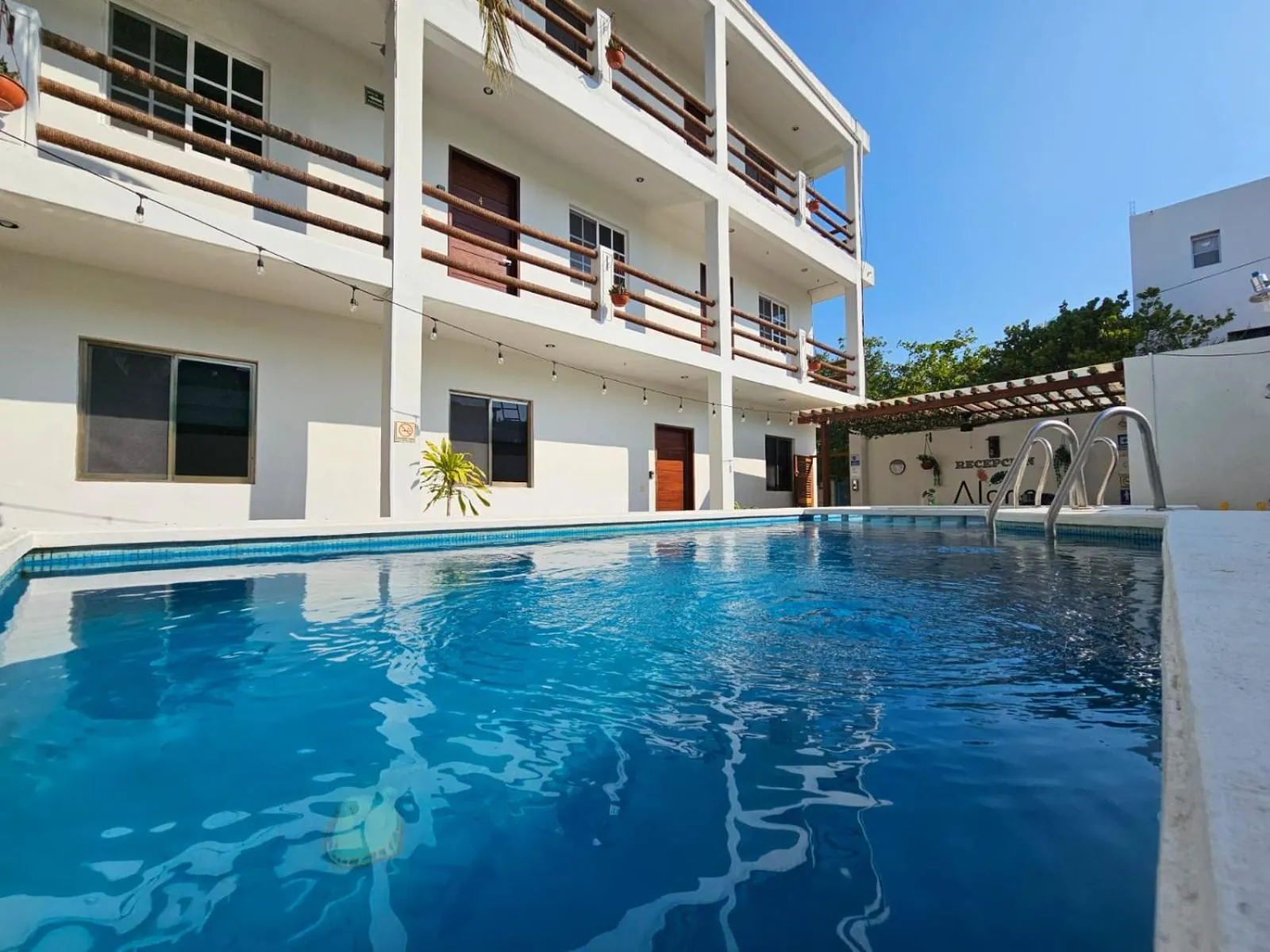 Swimming pool in Casa aloha-Isla Holbox