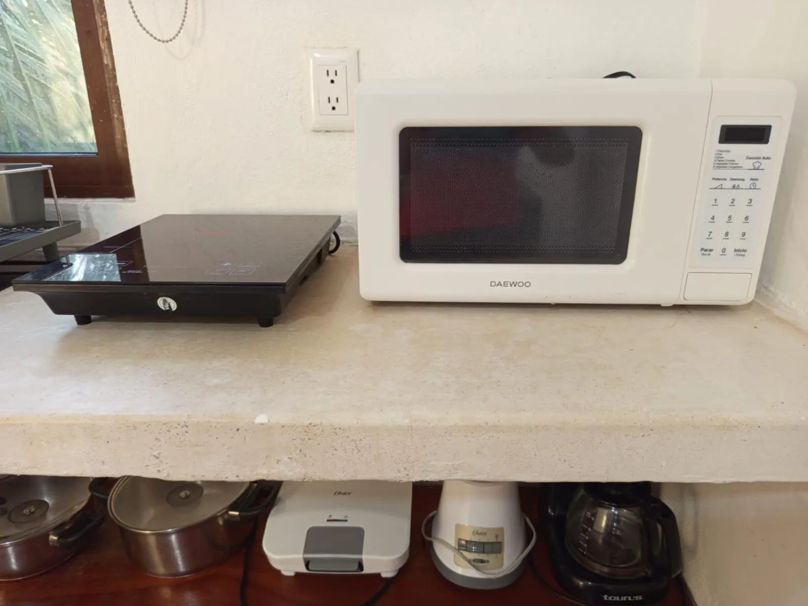 Kitchen or kitchenette in Casa aloha-Isla Holbox