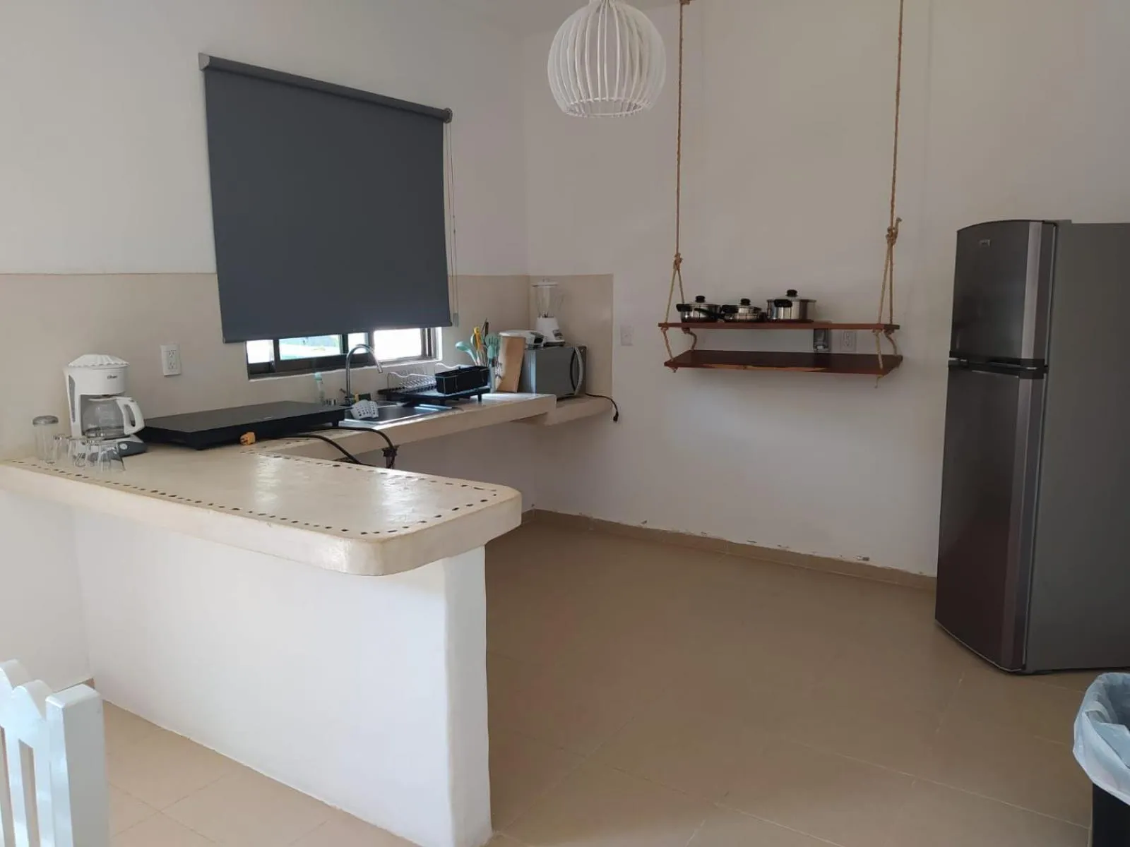 Kitchen or kitchenette in Casa aloha-Isla Holbox