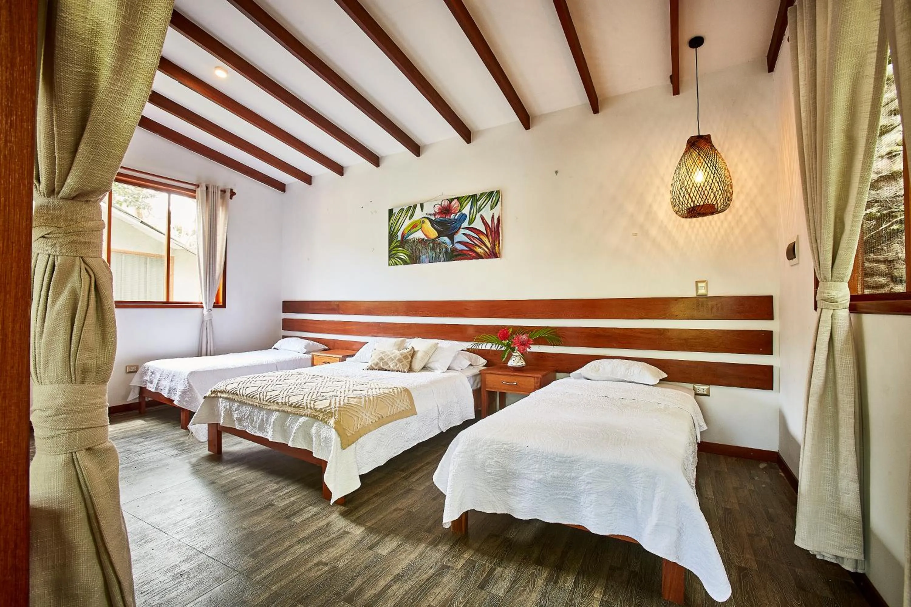 Bedroom, Bed in Villa Lu Amazon Ecolodge