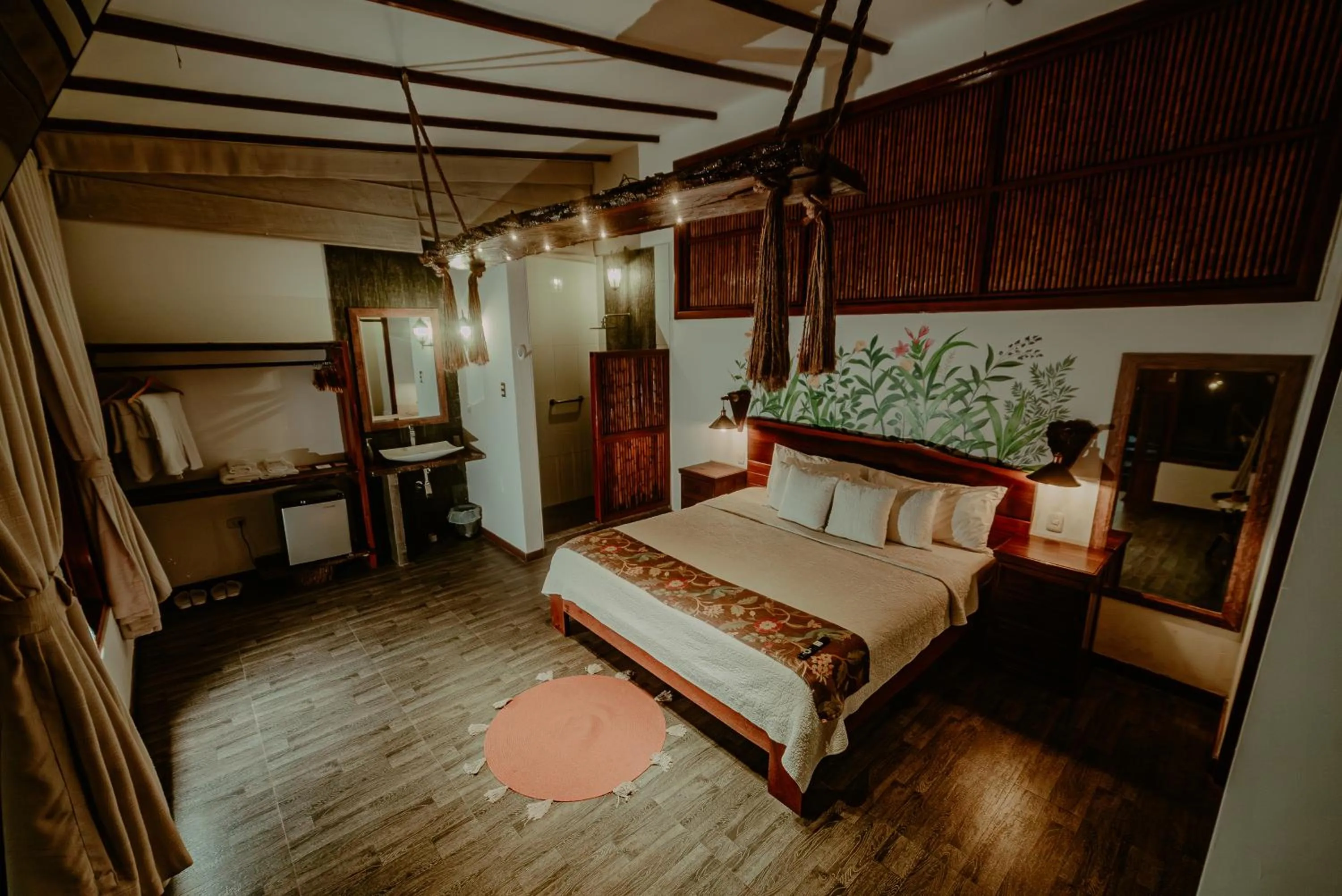 Bedroom, Bed in Villa Lu Amazon Ecolodge