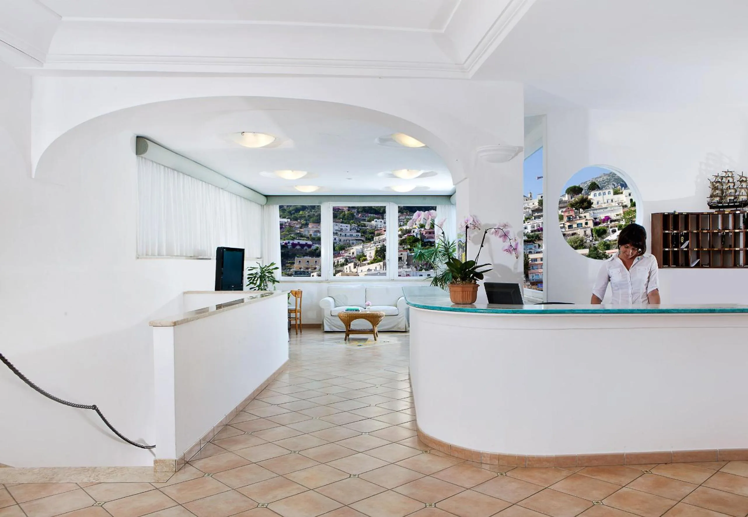 Lobby or reception in Hotel Vittoria