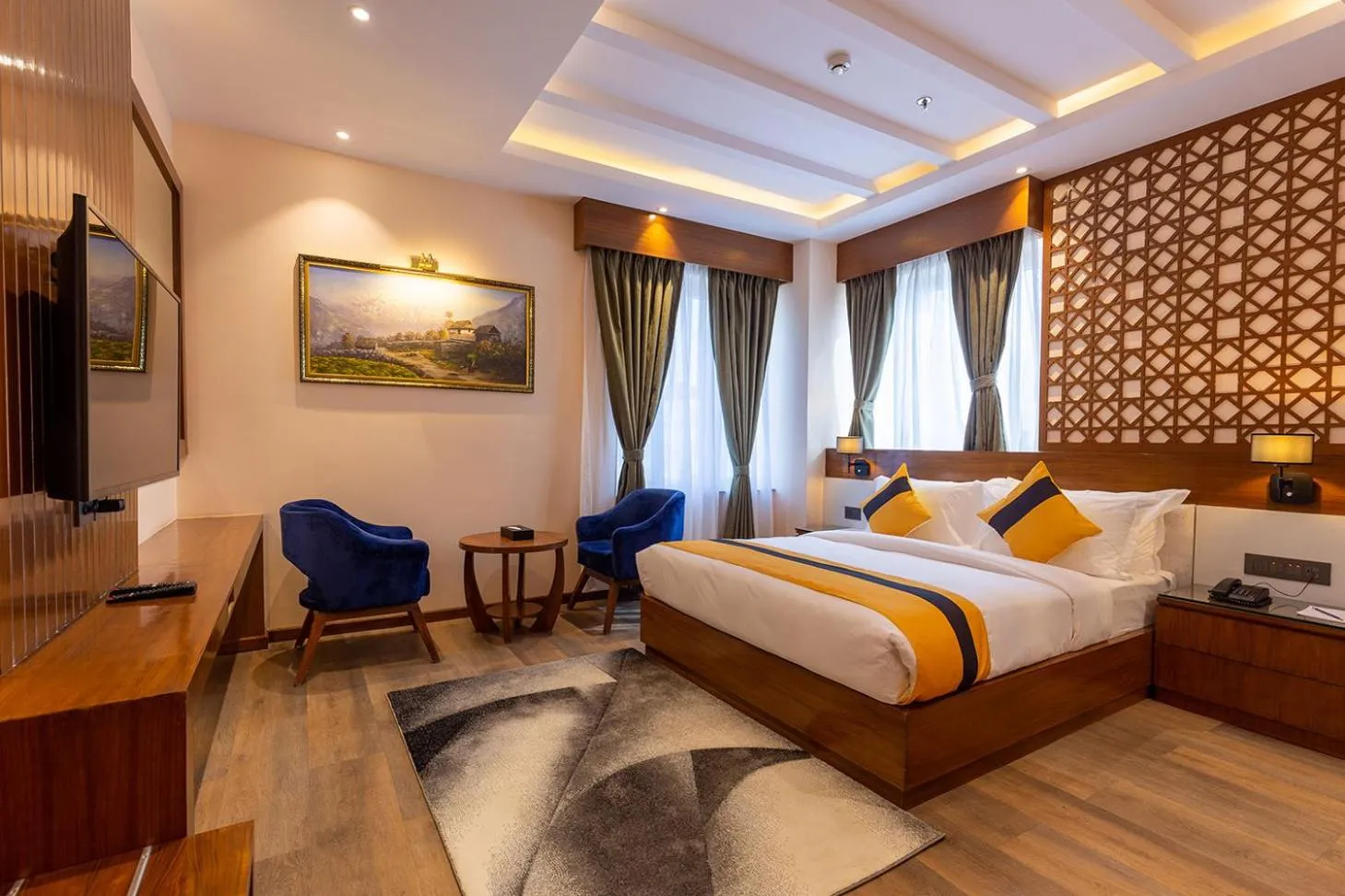 Bed in Dream International Hotel