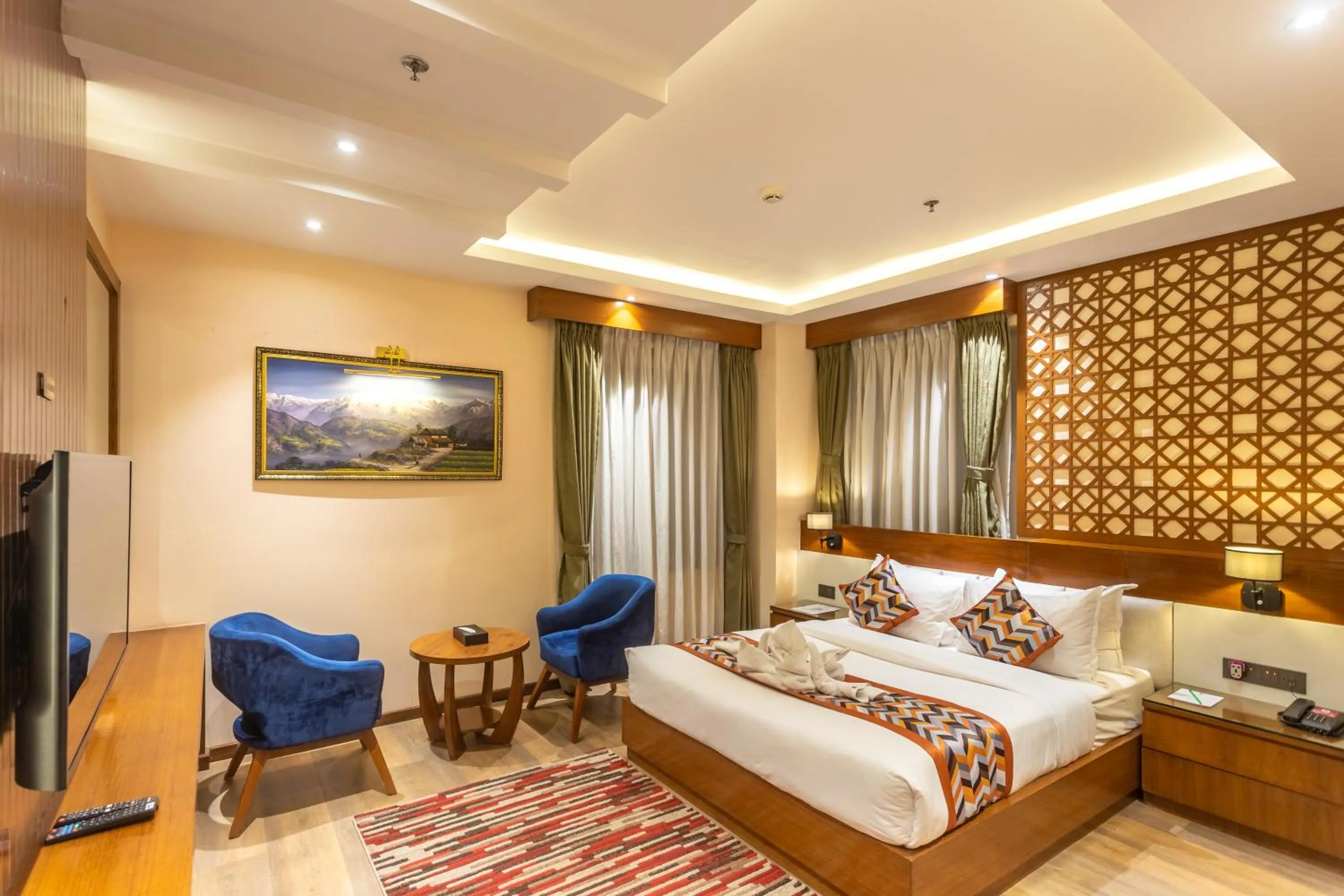 Bed in Dream International Hotel