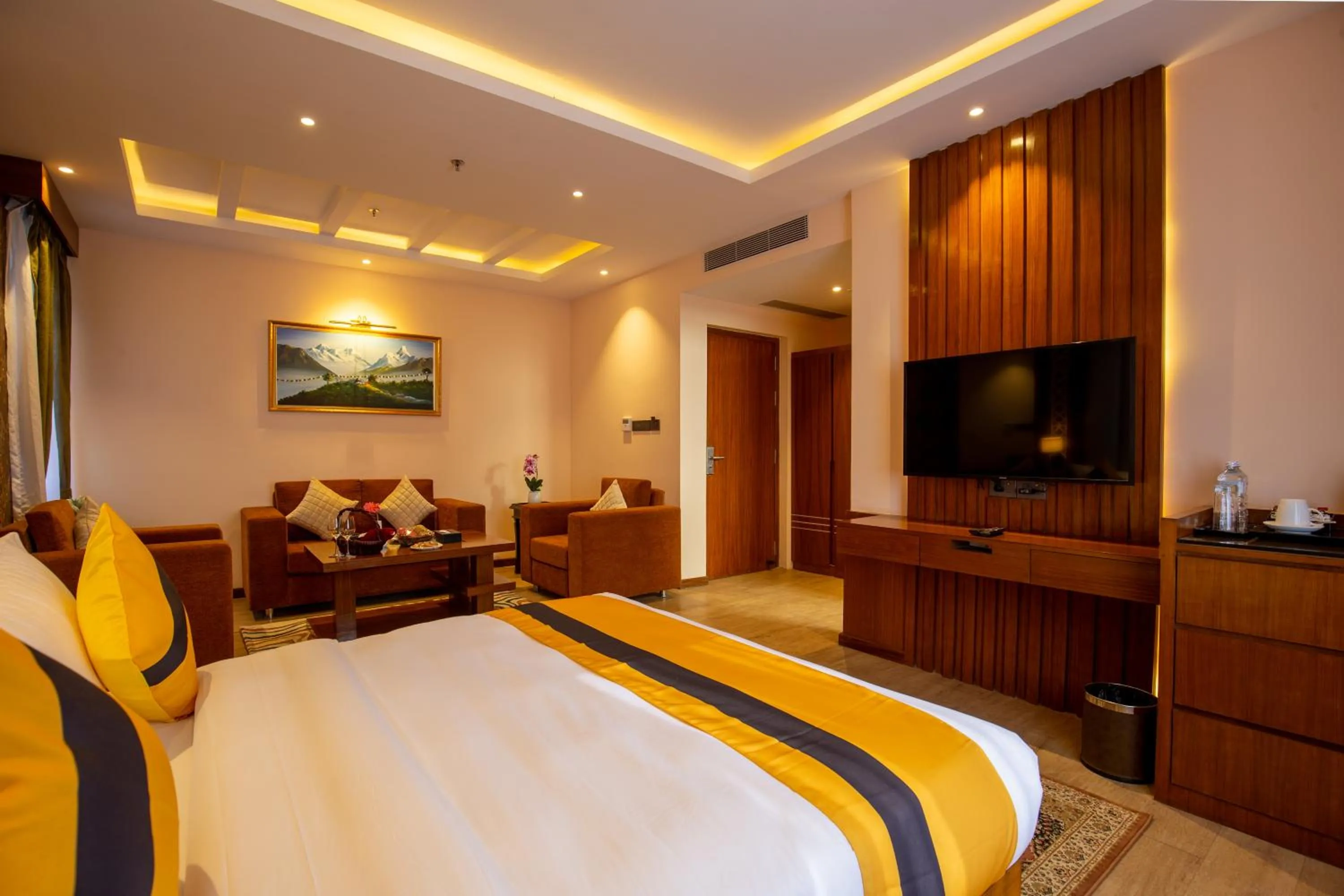 Photo of the whole room, Bed in Dream International Hotel