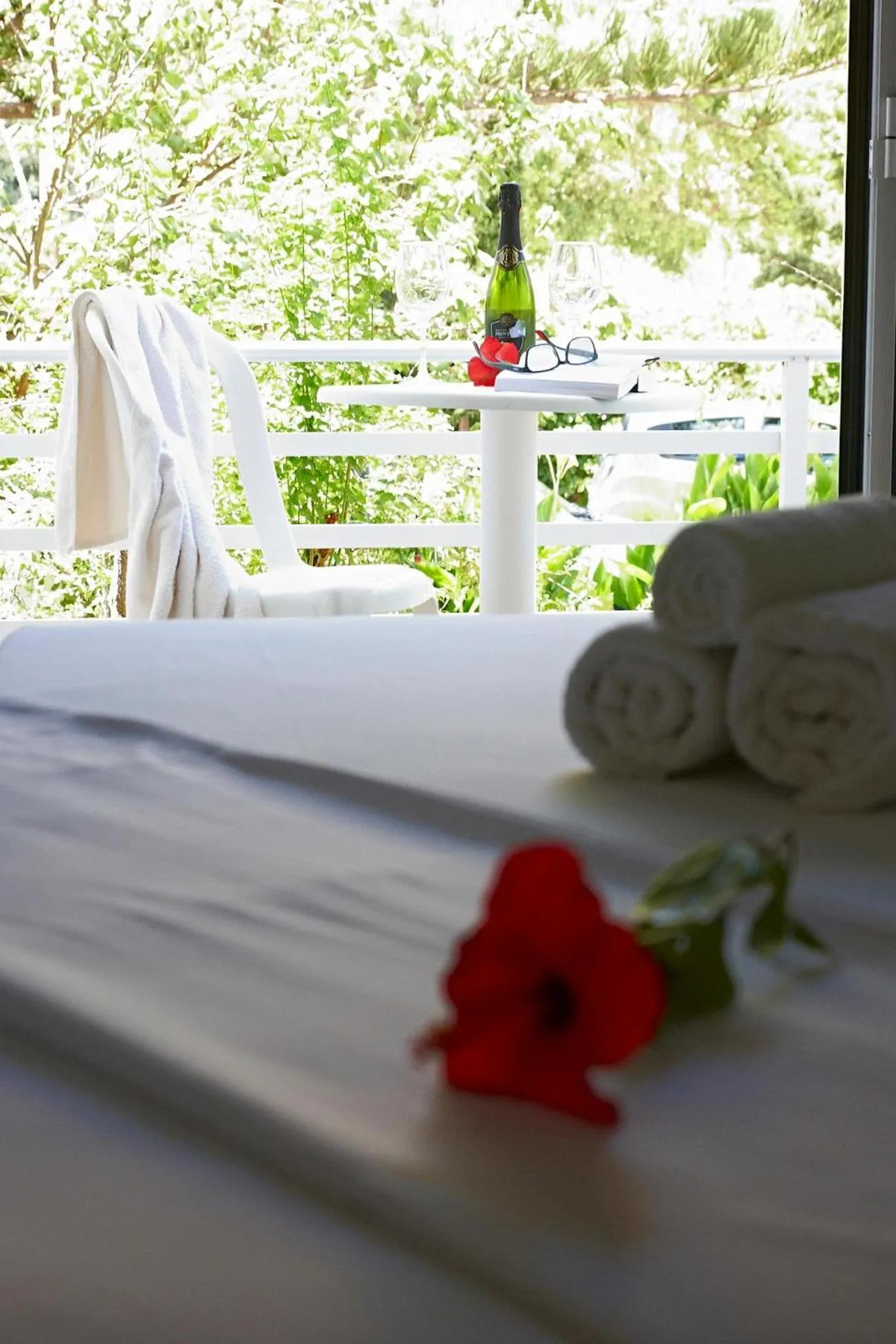 View (from property/room), Bed in Elea Terra Hotel